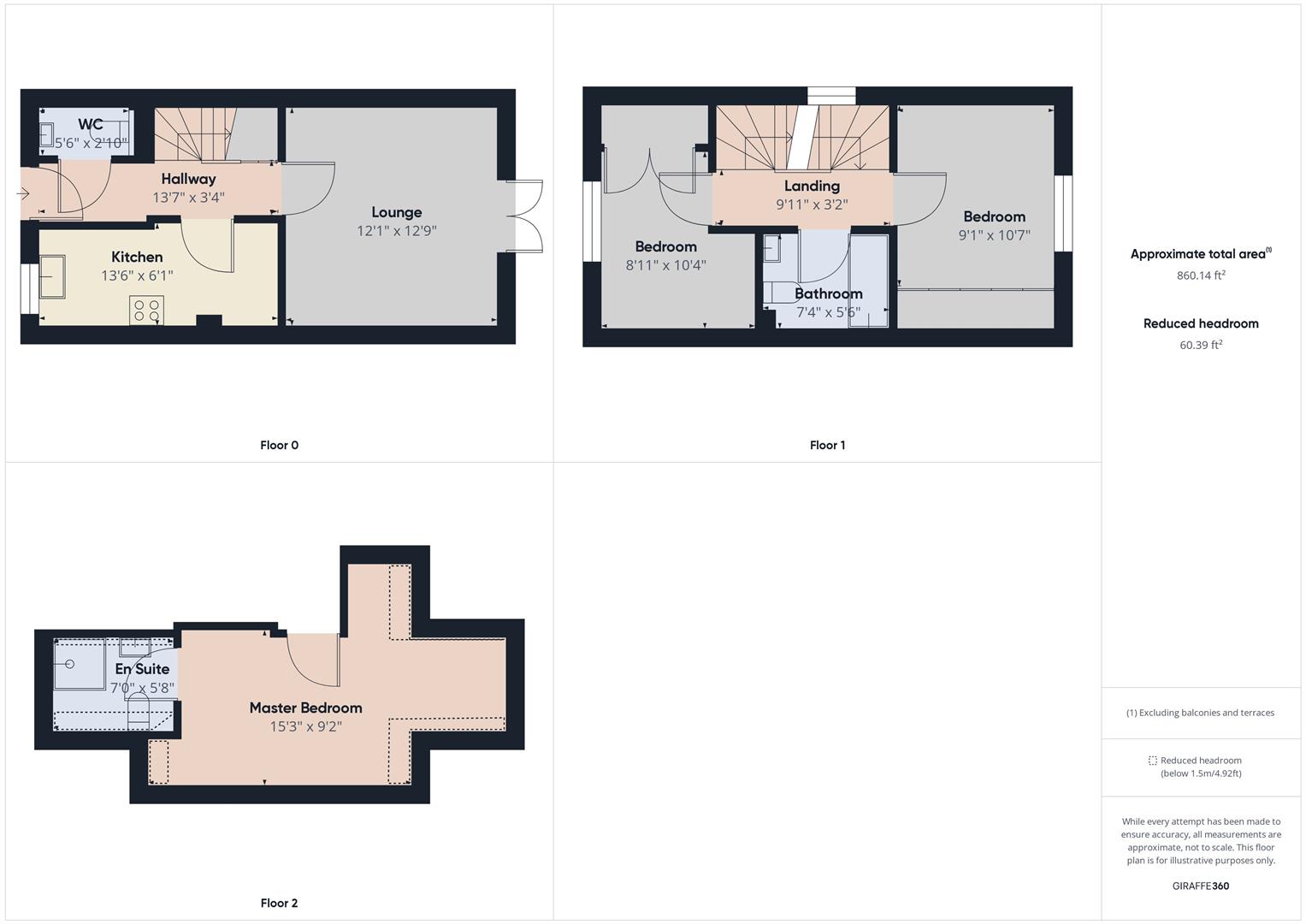 14, Meadow Road, Woodhouse Eaves floorplan