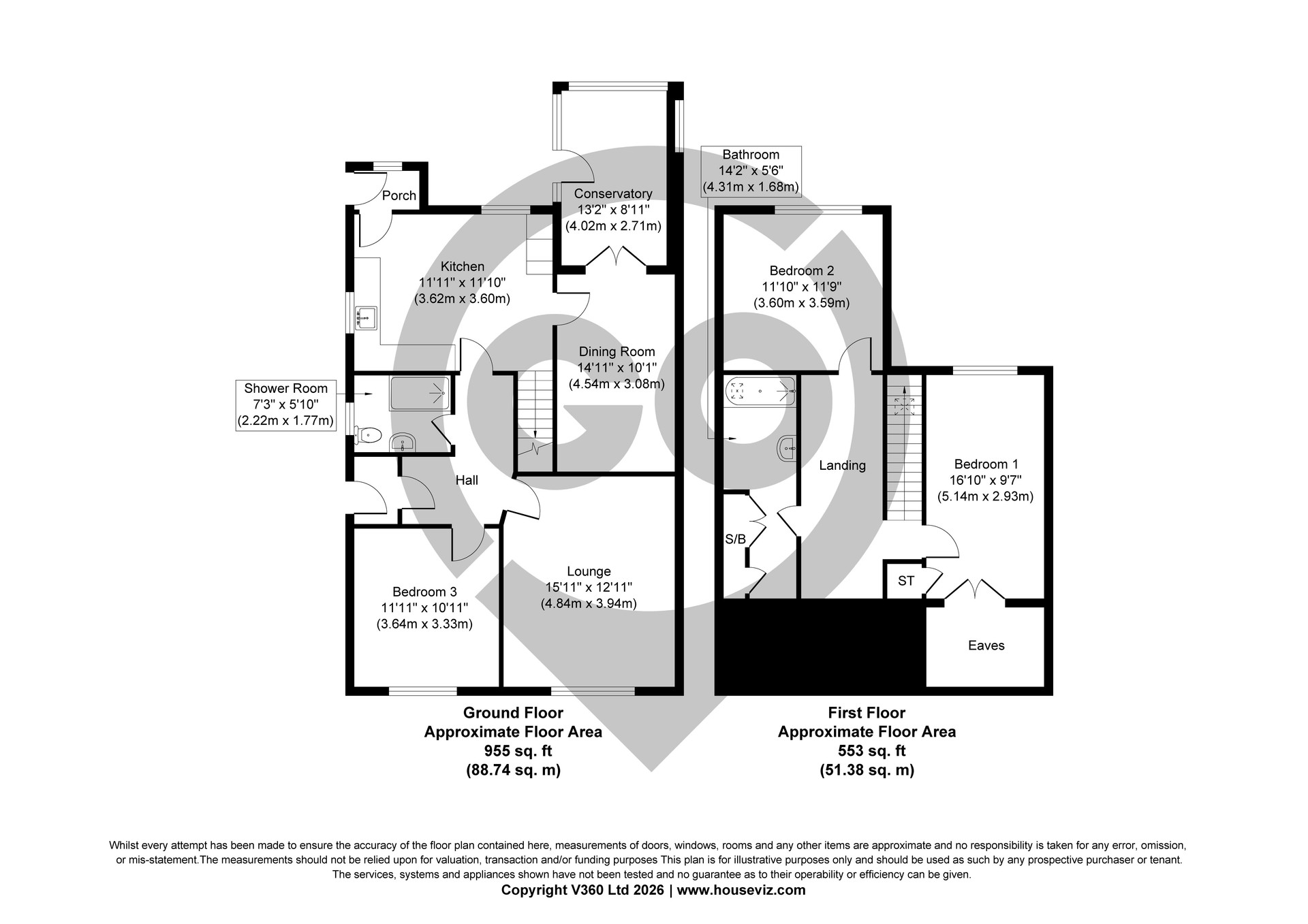 291, Preston Road, Grimsargh, Preston floorplan