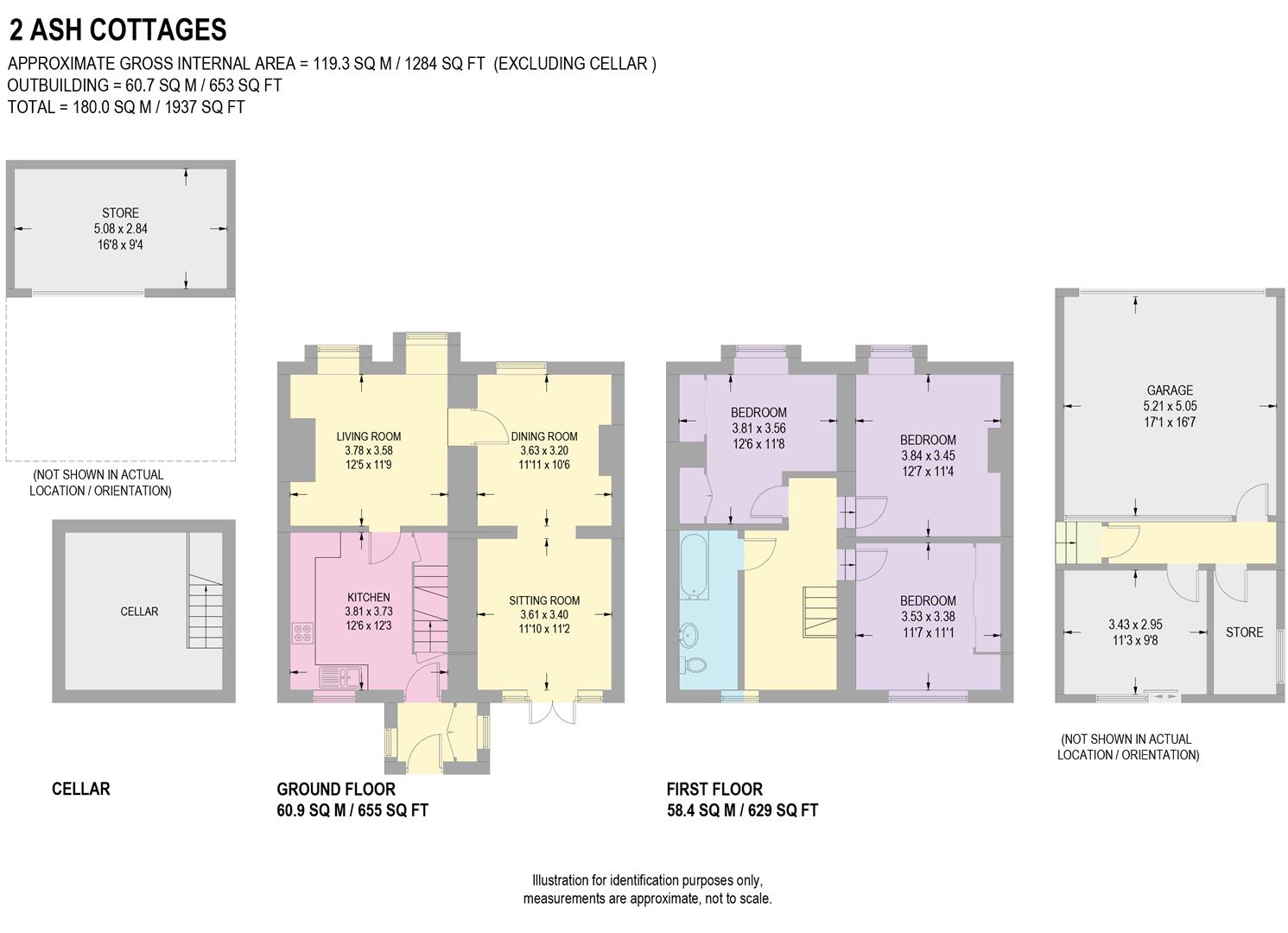 2, Ash Cottages, Crow Lane, Dronfield floorplan