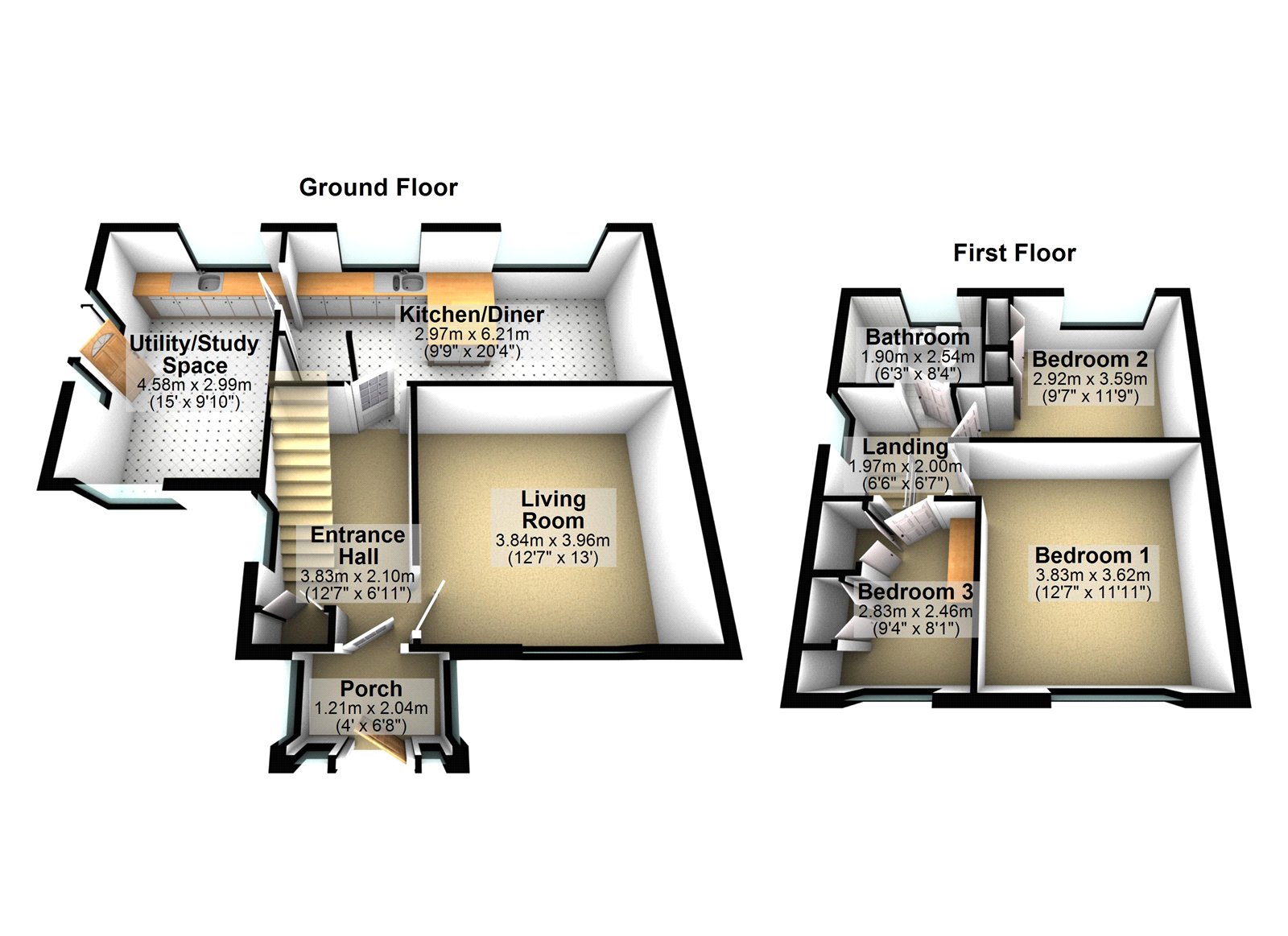 16, George Street, Clitheroe floorplan