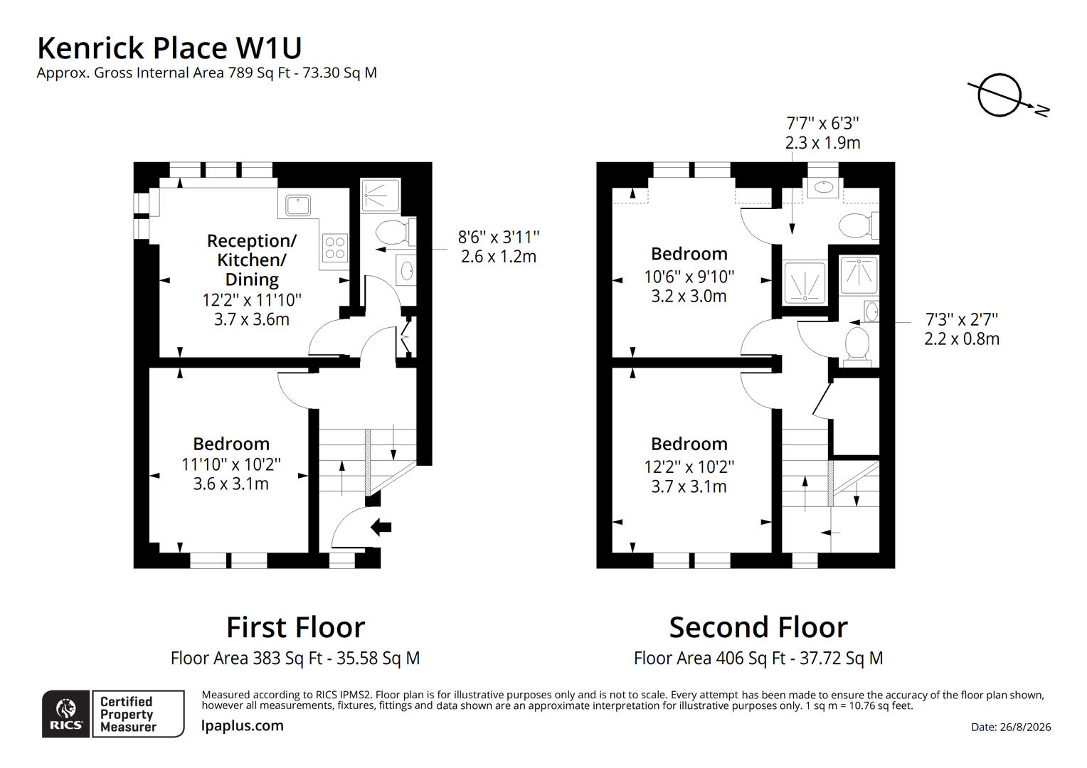 9, Kenrick Place, London floorplan