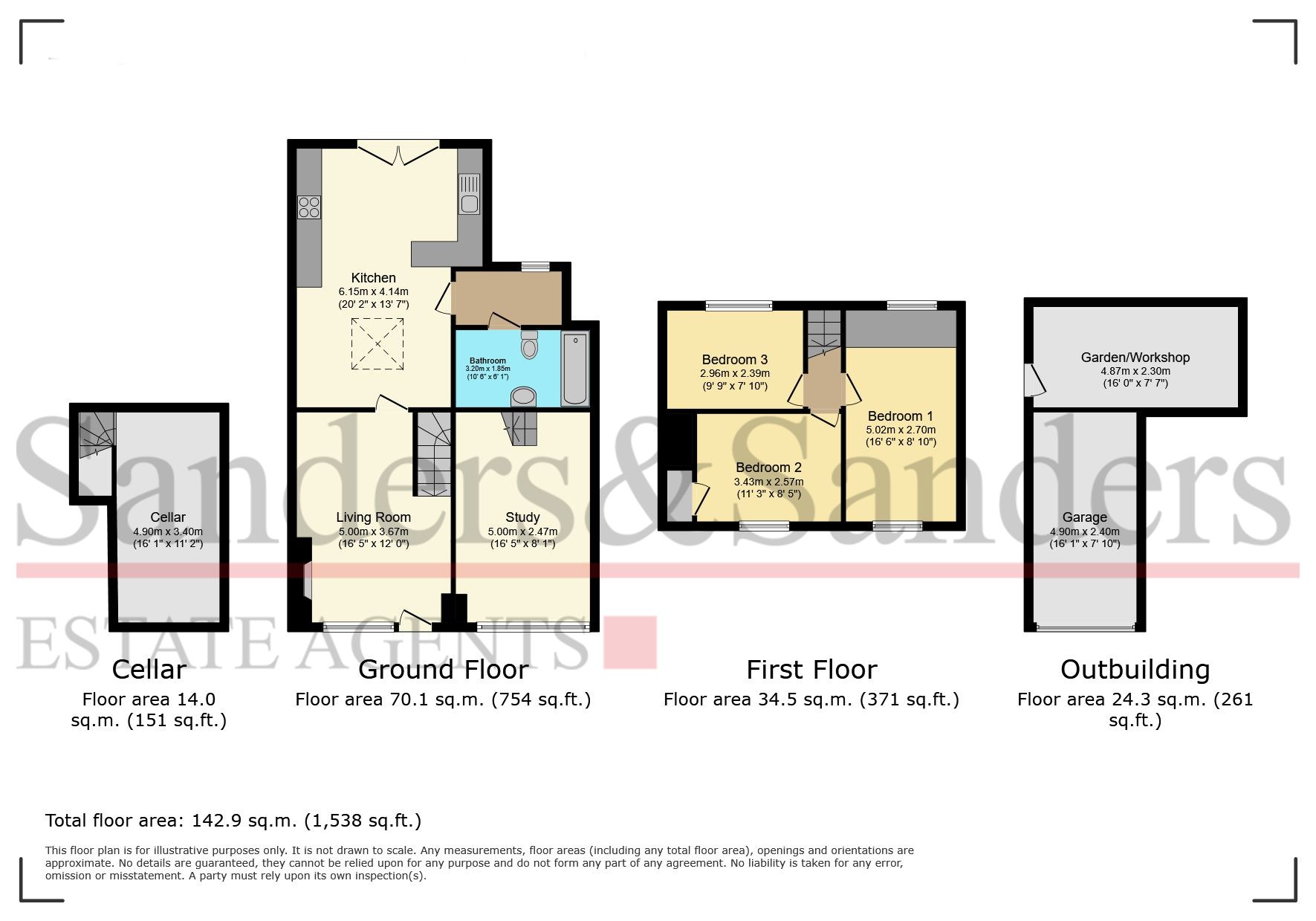 56 High Street, Alcester floorplan