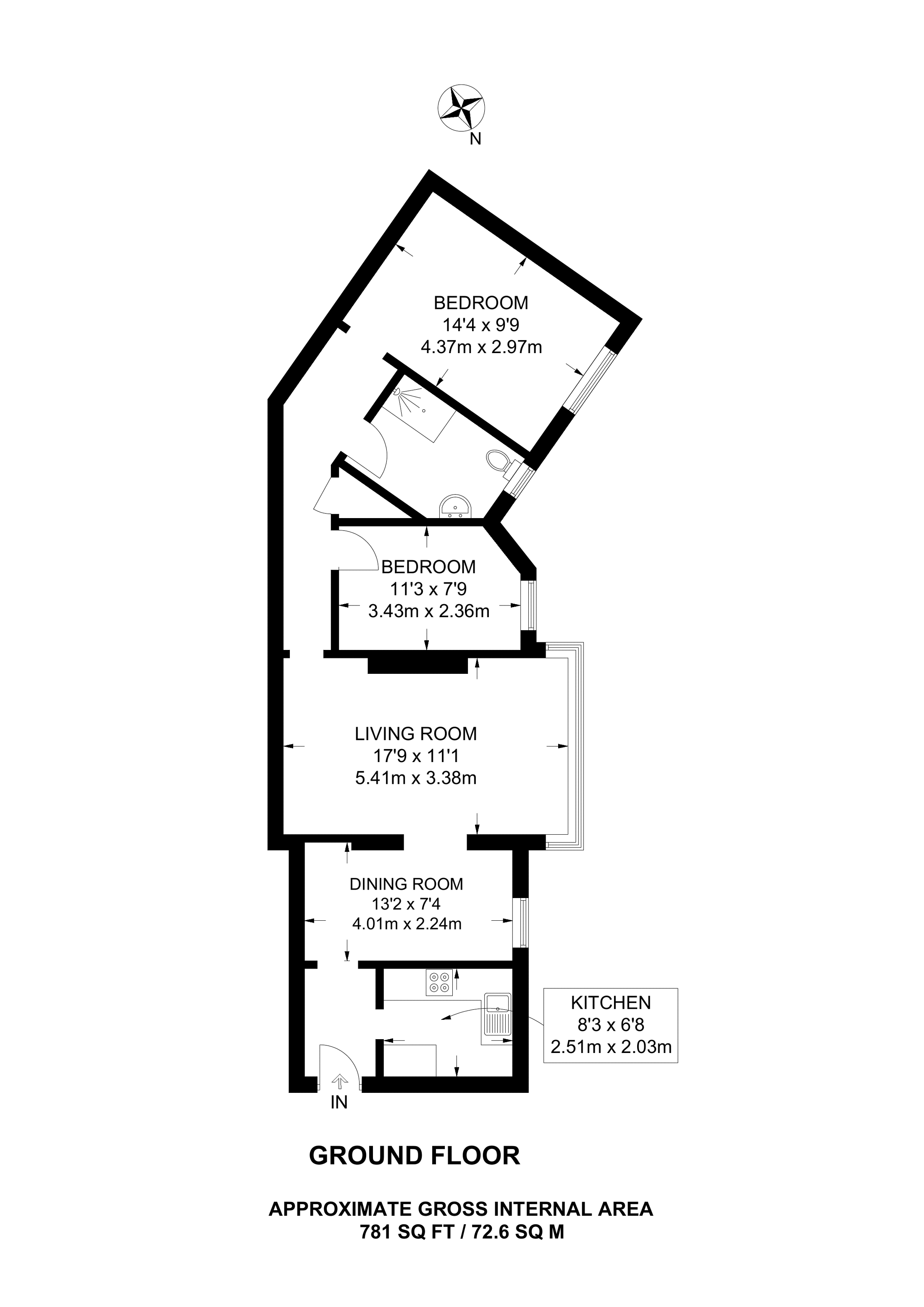 2 Bedrooms Flat for sale in Lake Close, Wimbledon SW19