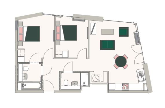 Vox, 1 Trentham Street, Manchester,, Manchester floorplan