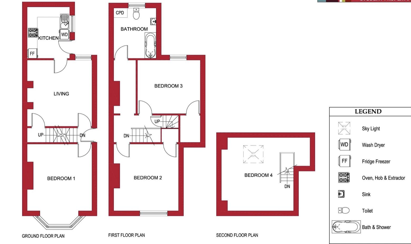 25, Peveril Road, Sheffield floorplan
