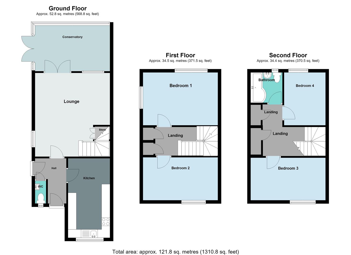 119, Waterloo Avenue, Birmingham floorplan