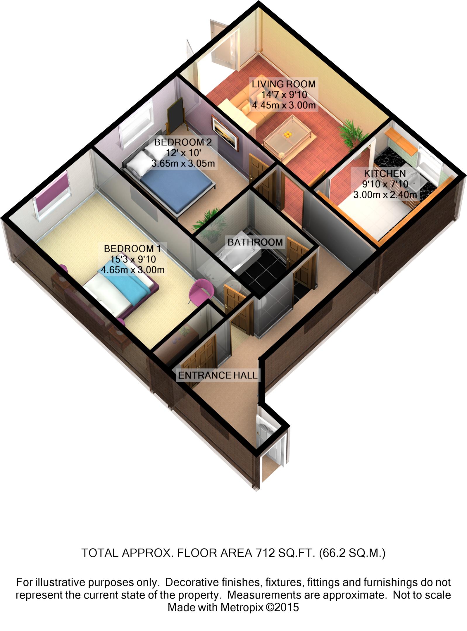 Nessa Close, Thetford, Norfolk IP24, 2 bedroom flat to rent 58561844