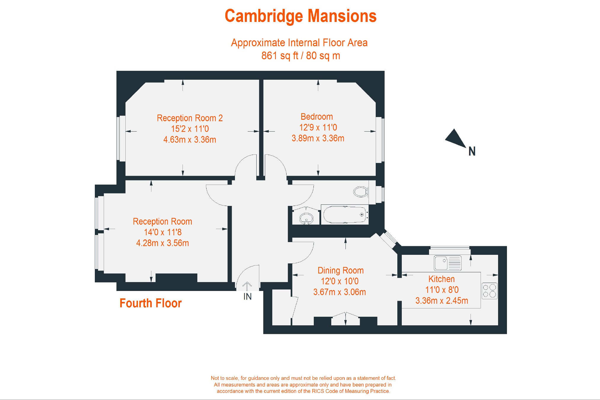 2 Bedrooms Flat to rent in Cambridge Mansions, Battersea, London SW11