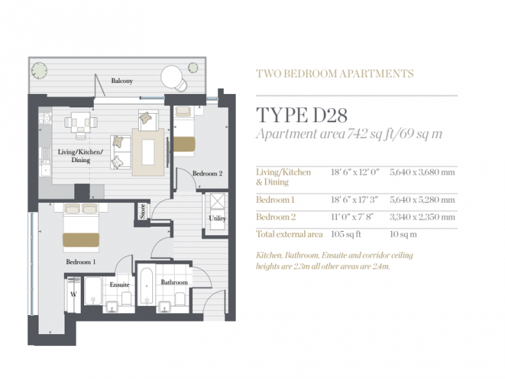 Wharf Road, London floorplan