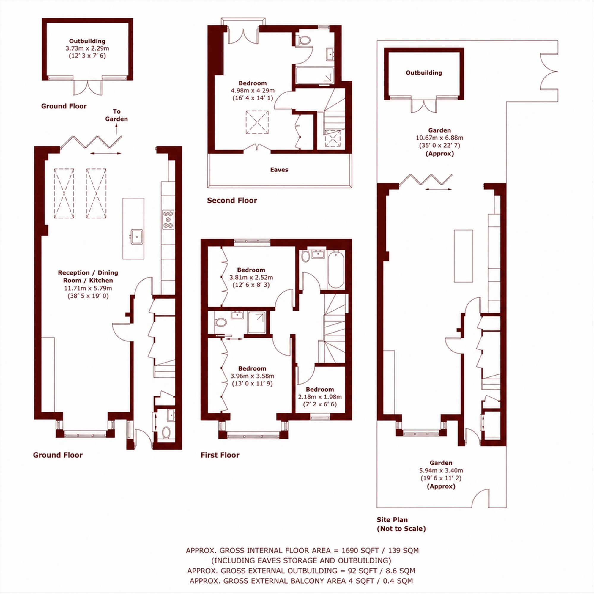 22, Verdun Road, London floorplan