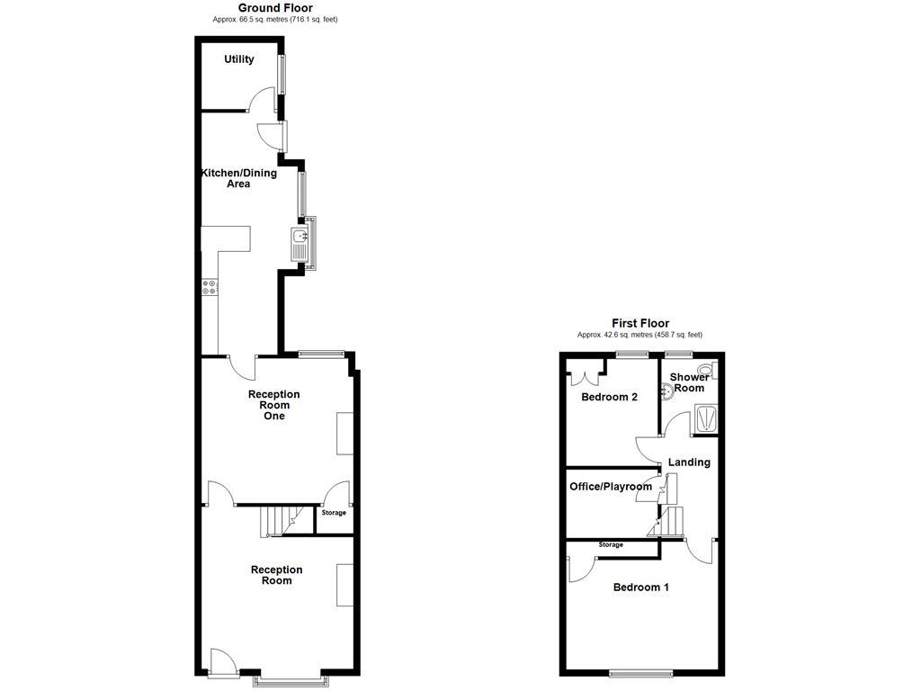 94, Walton Lane, Nelson floorplan