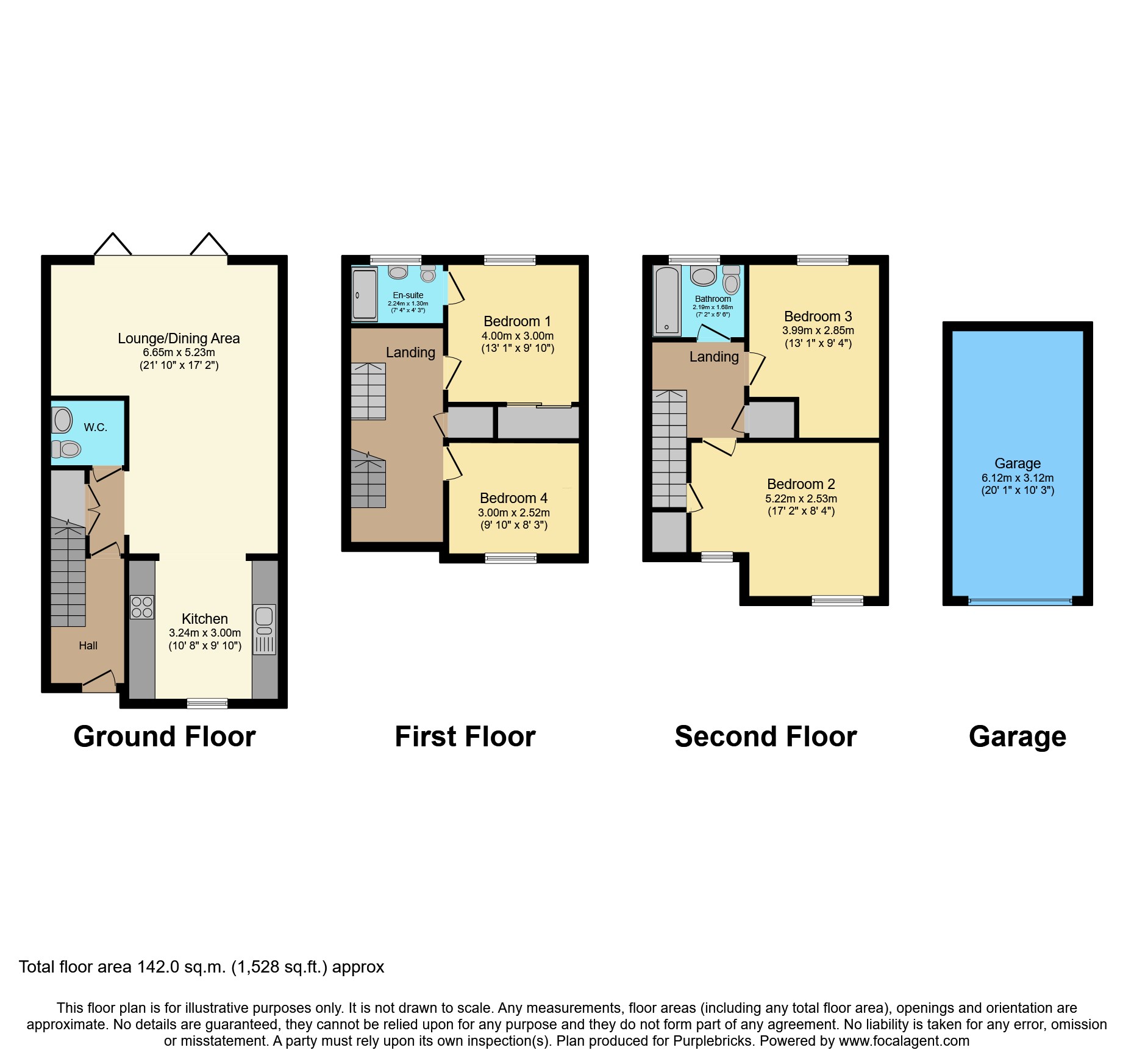6, Tannington Grove, Newark floorplan