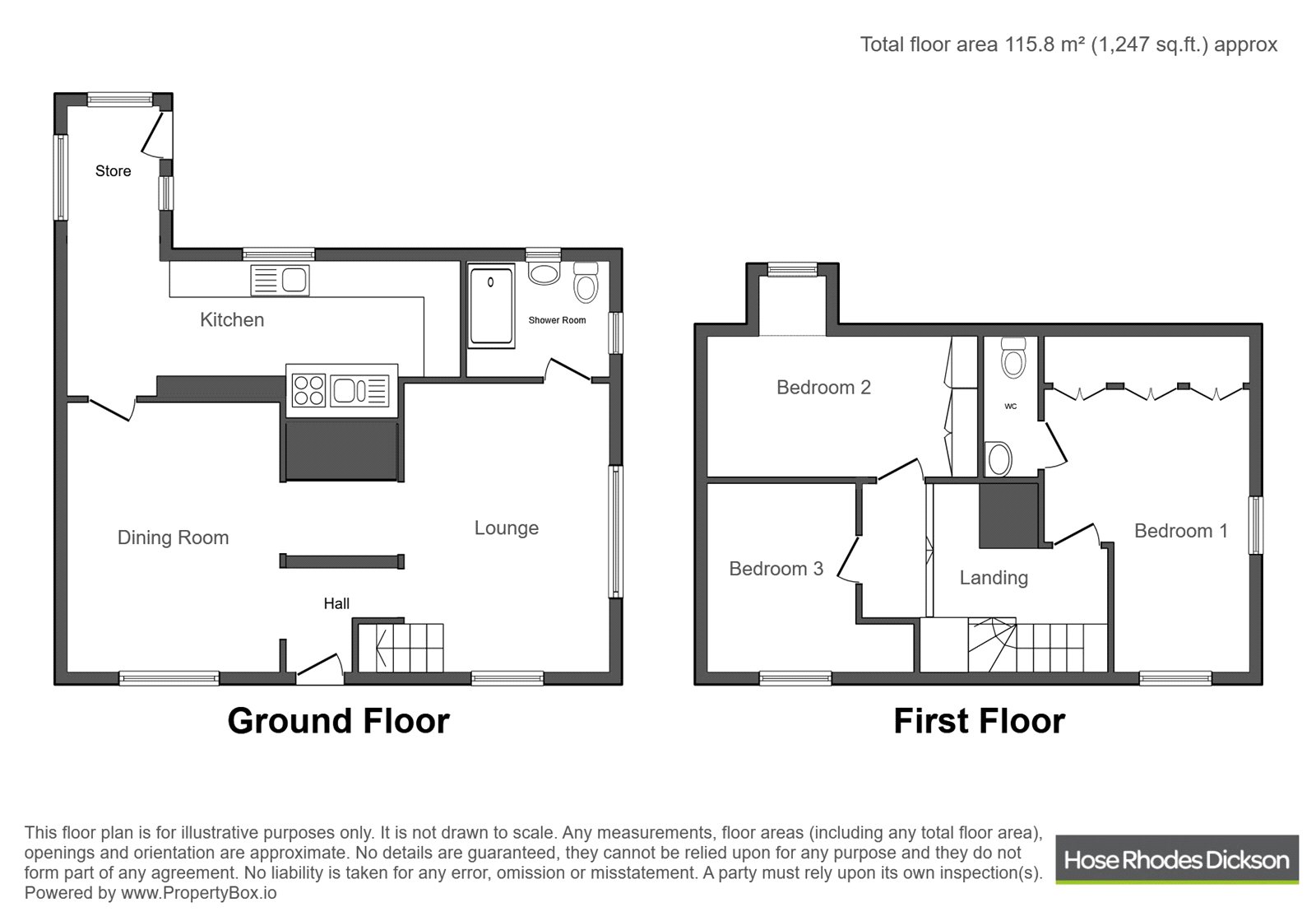 Tumbleweed,, High Street, Sandown floorplan