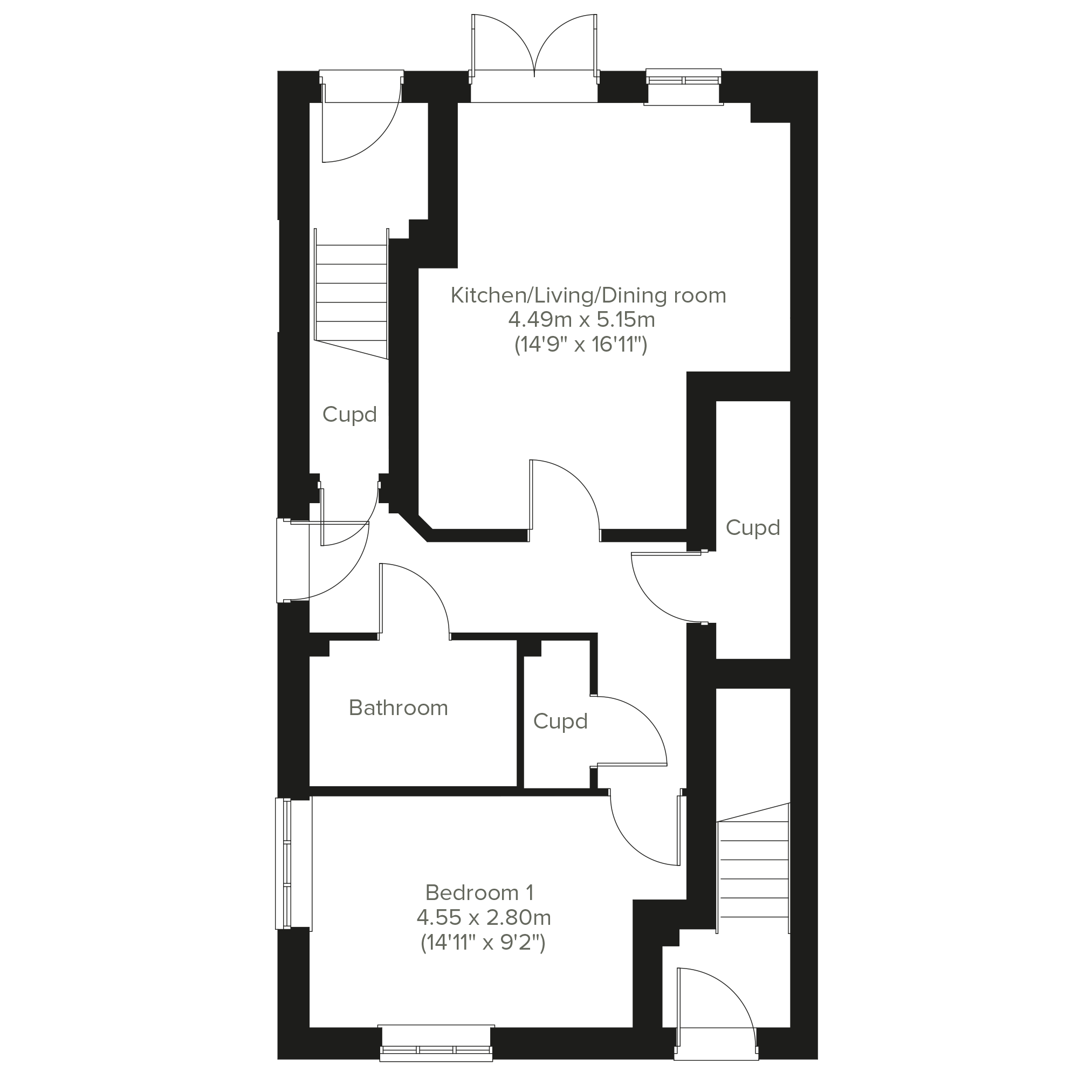 66, Broomhill Lane, Mansfield floorplan