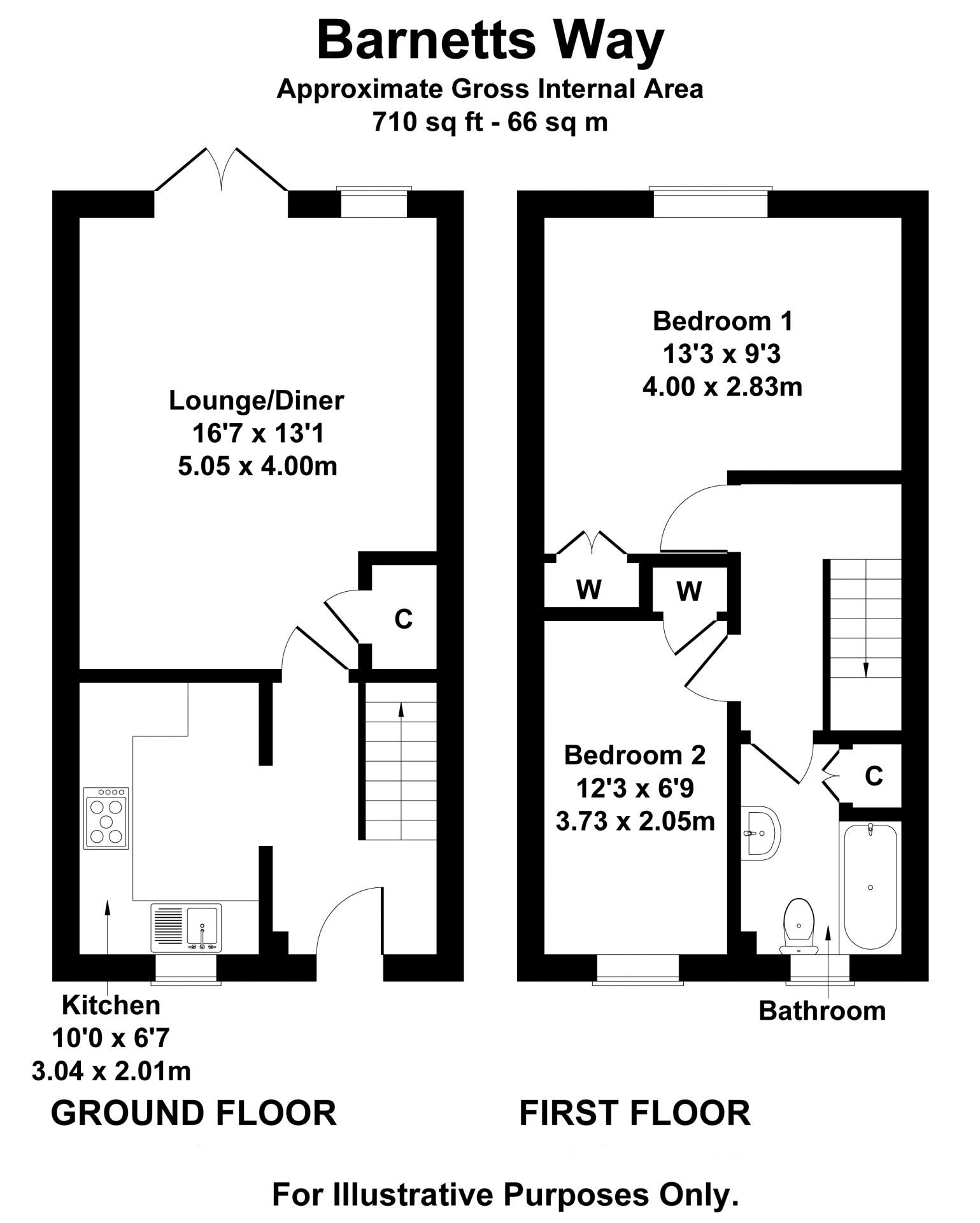 21, Barnetts Way, Tunbridge Wells floorplan