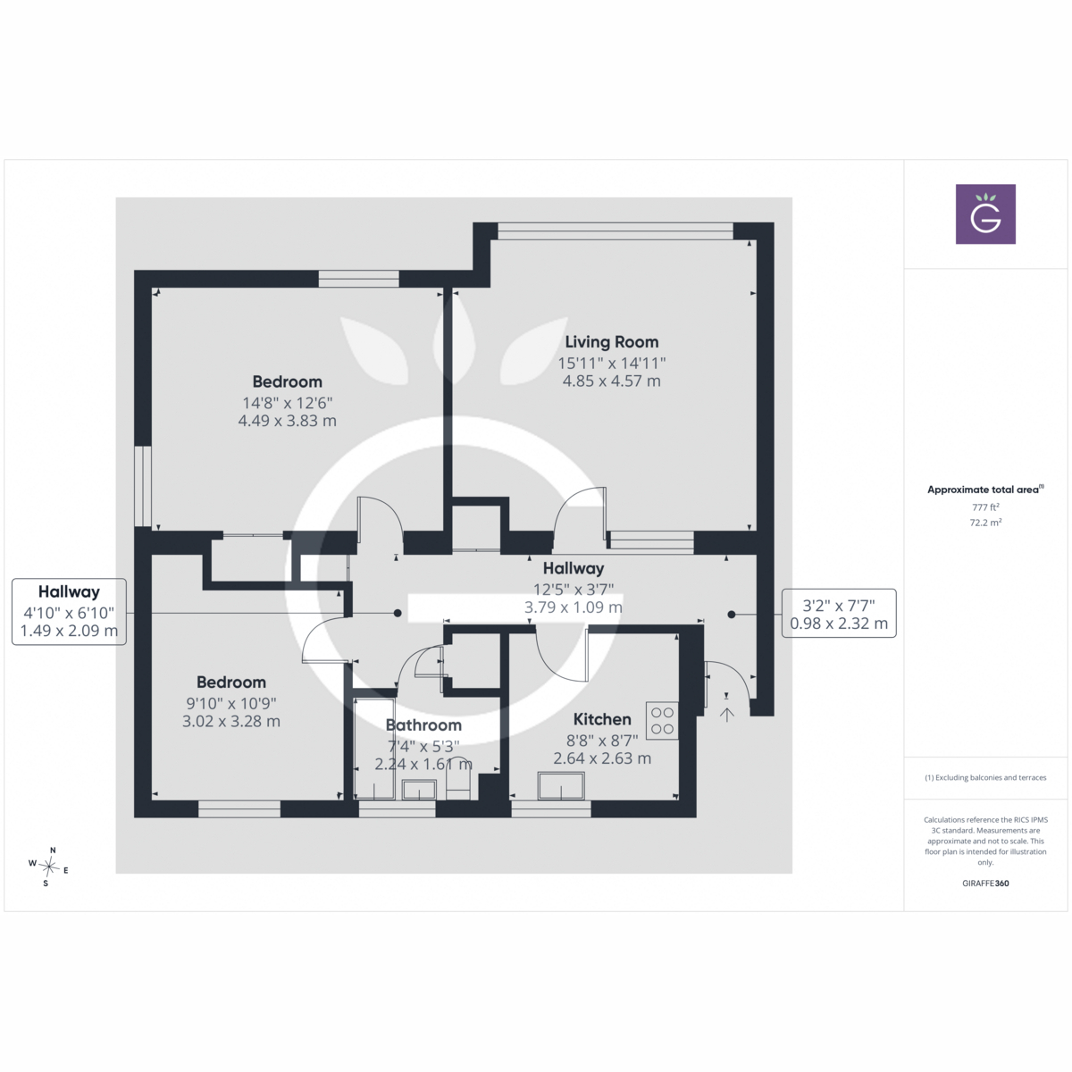 39 Caroline Court, Bath Road, Reading floorplan