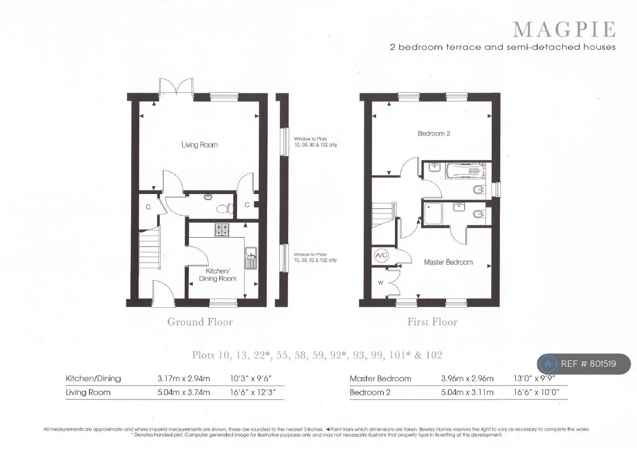 Dove Close, Crowthorne floorplan