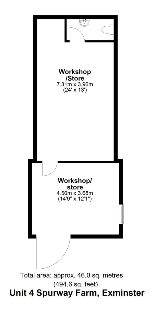 Unit 4, Spurway, Days-Pottles Lane, Exeter floorplan