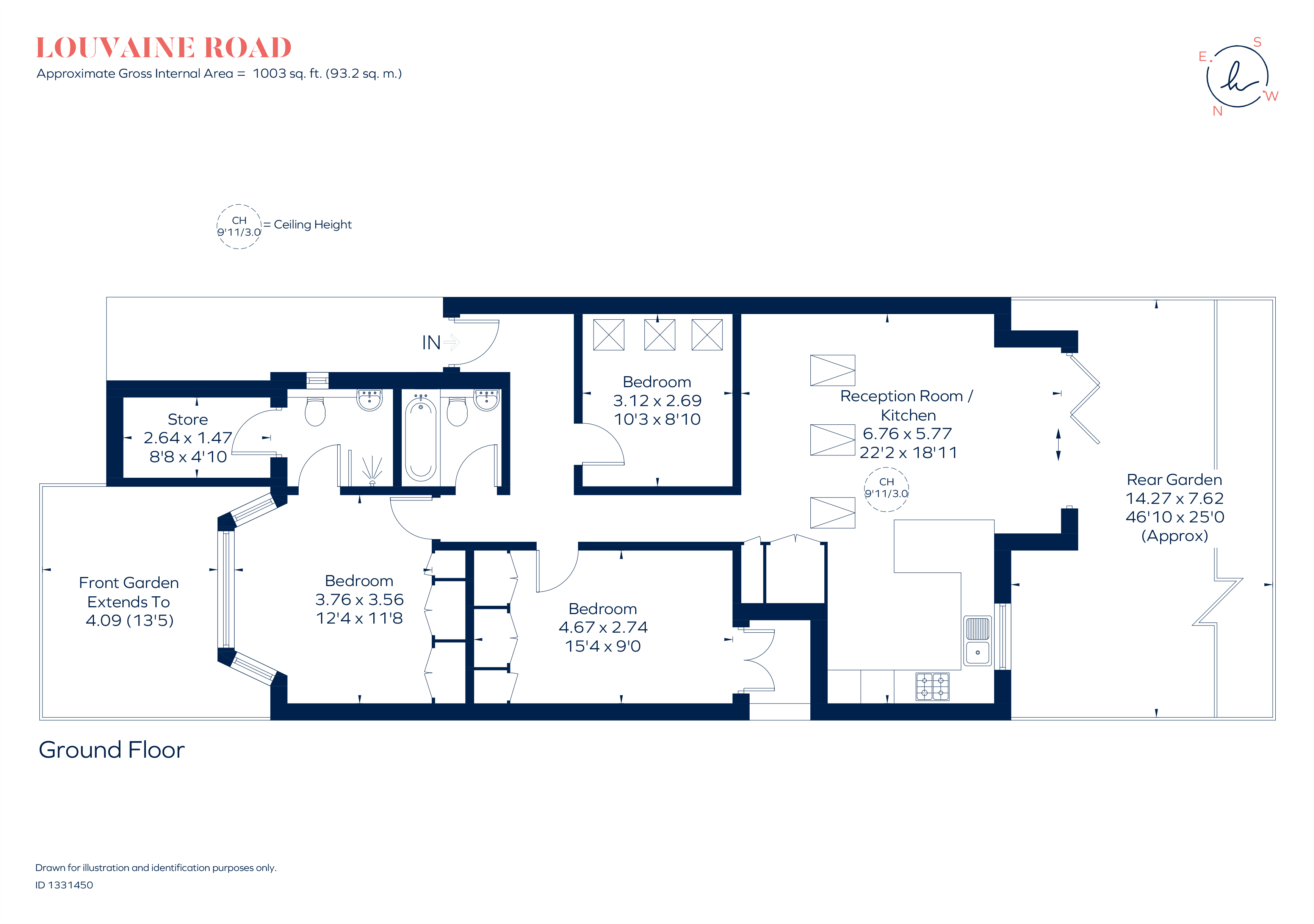 15, Louvaine Road, London floorplan