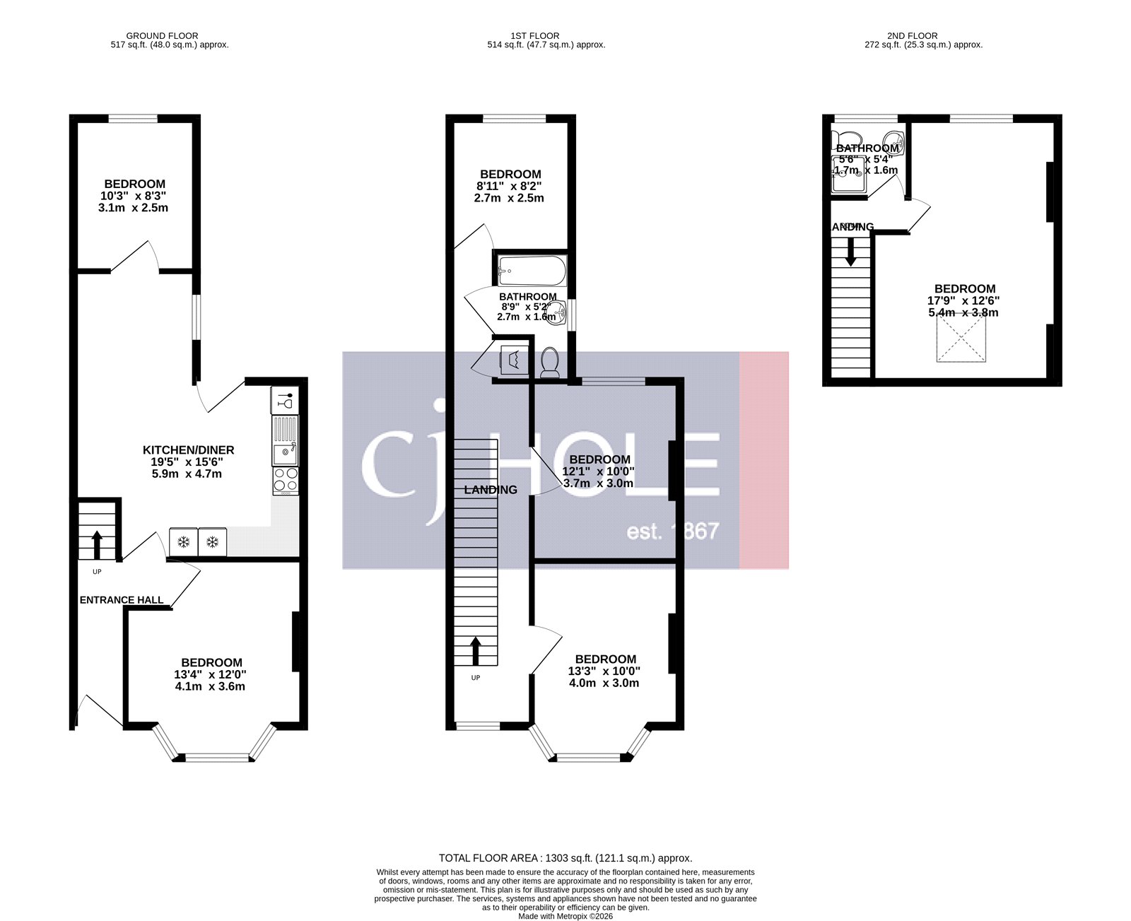 56, Douglas Road, Bristol floorplan