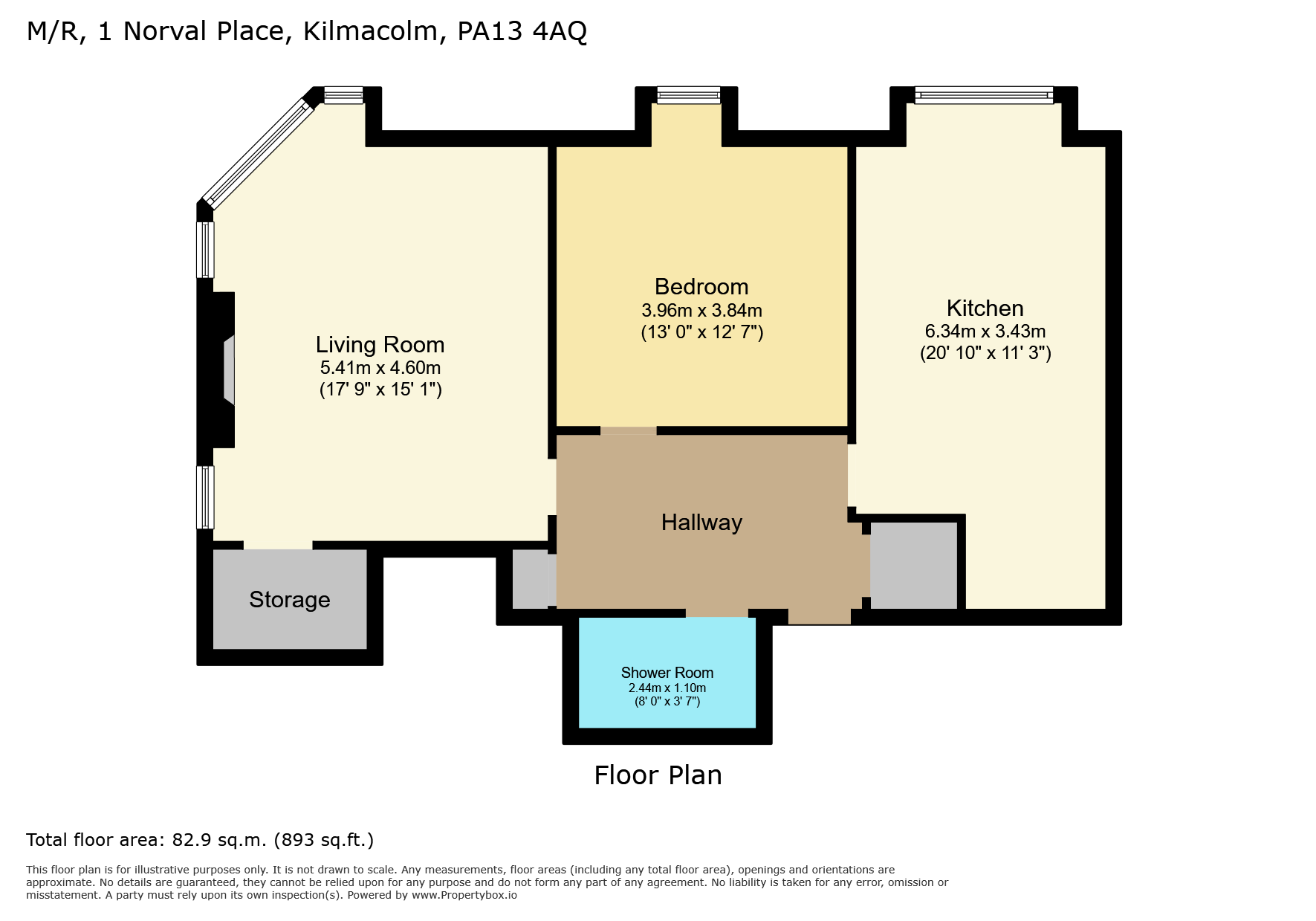 M/r, 1, Moss Road, Kilmacolm floorplan