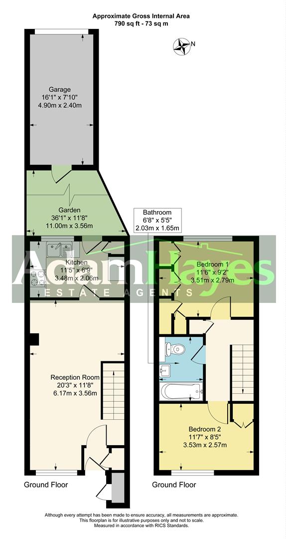 16, Rowlands Close, London floorplan