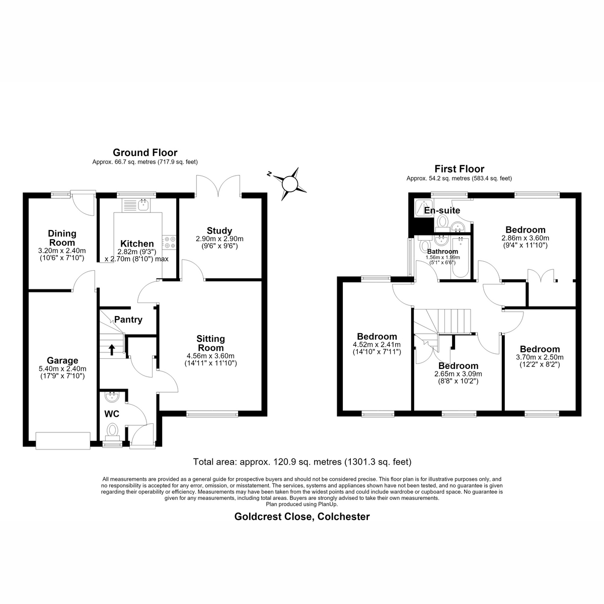 Goldcrest Close, Colchester floorplan