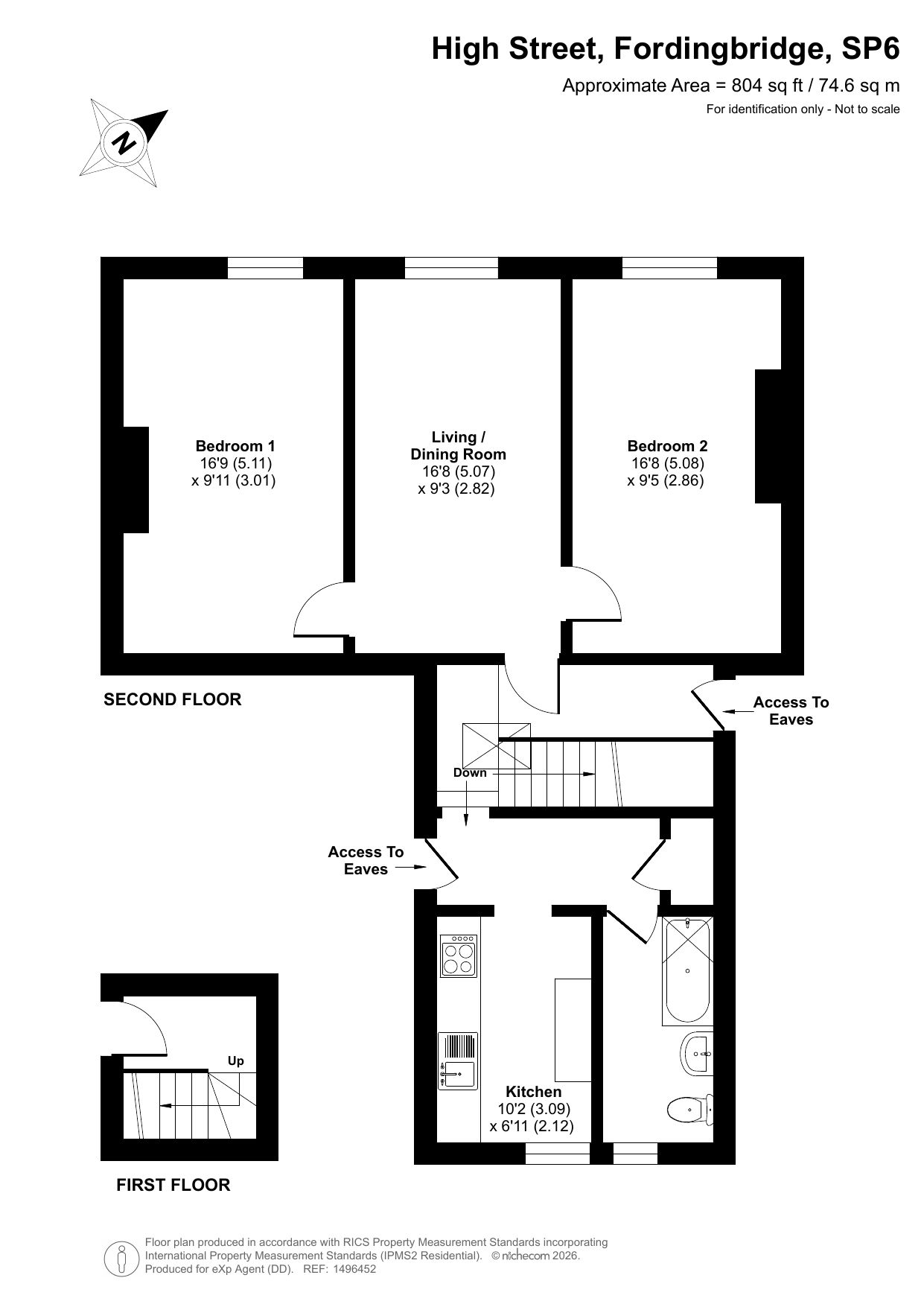 61a, High Street, Fordingbridge floorplan