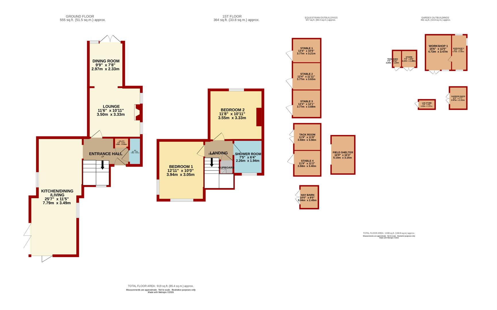 Redland Cottage, Church Walk, Lydney floorplan