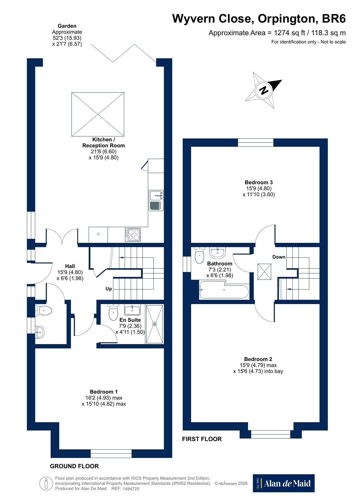 11, Wyvern Close, Orpington floorplan
