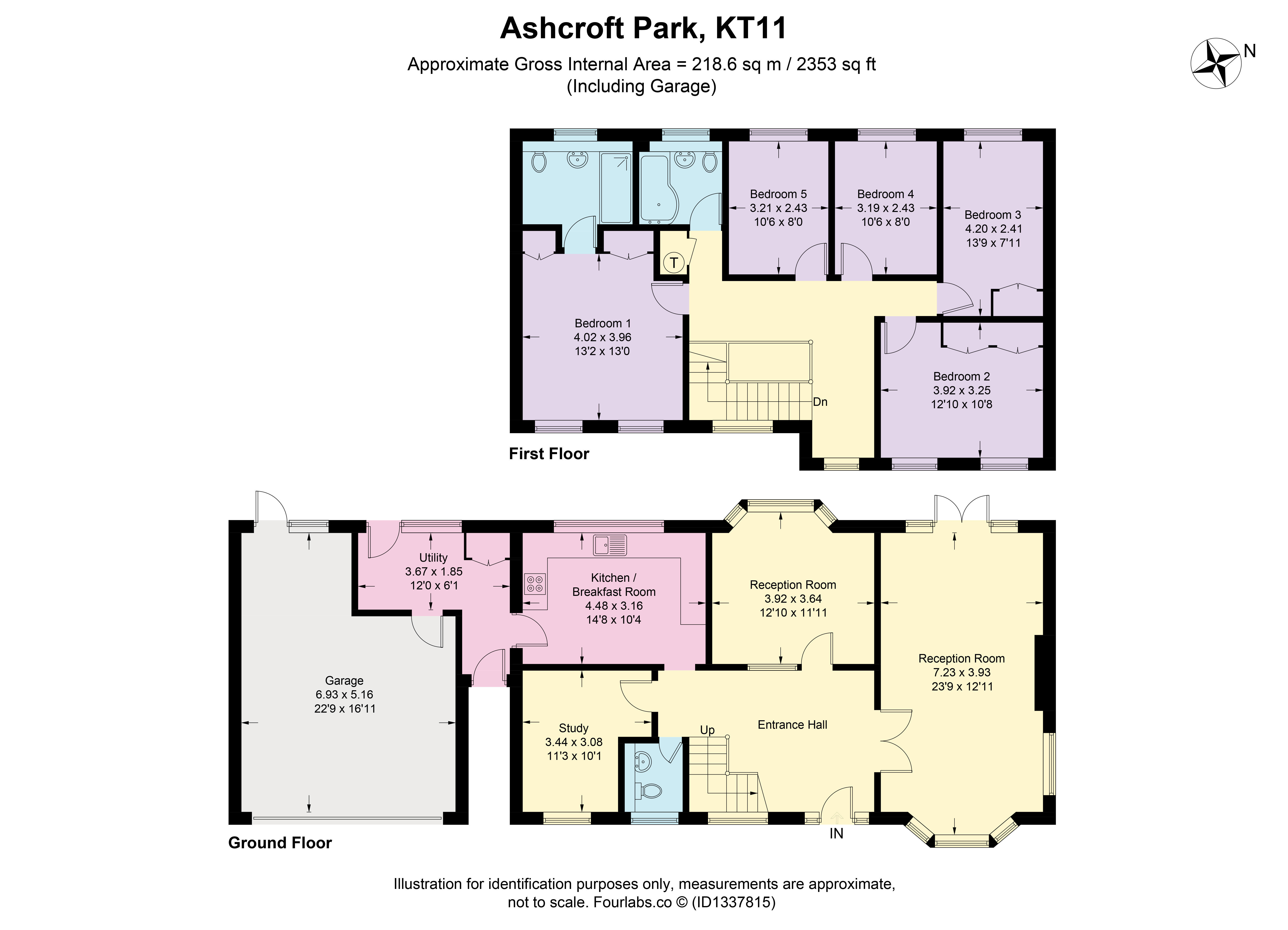 41, Ashcroft Park, Cobham floorplan