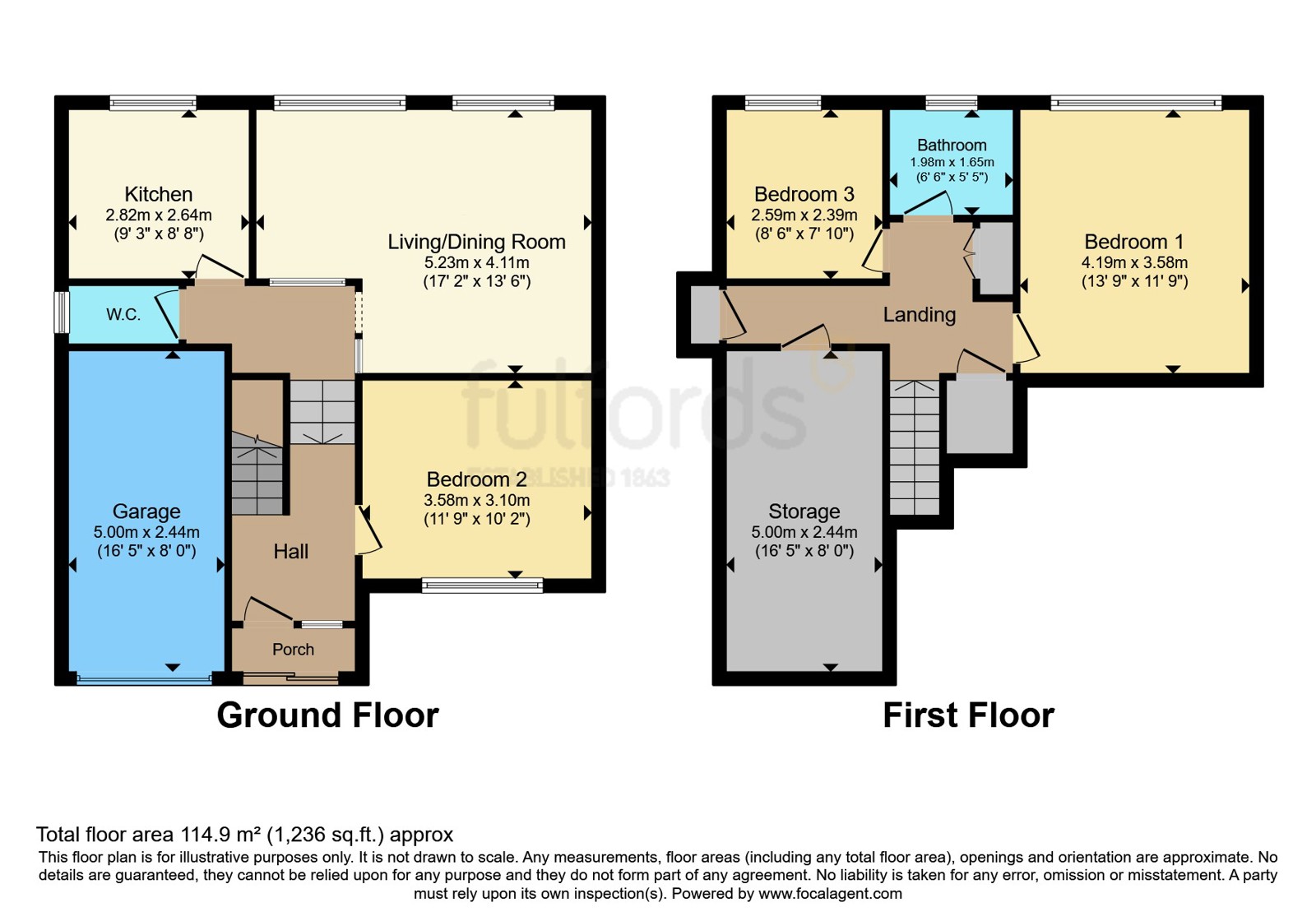 4, Woodleigh Close, Devon floorplan