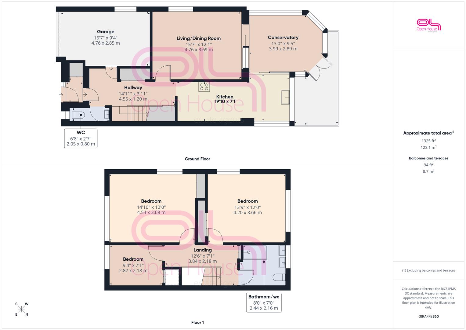 38, Piddinghoe Avenue, Peacehaven floorplan