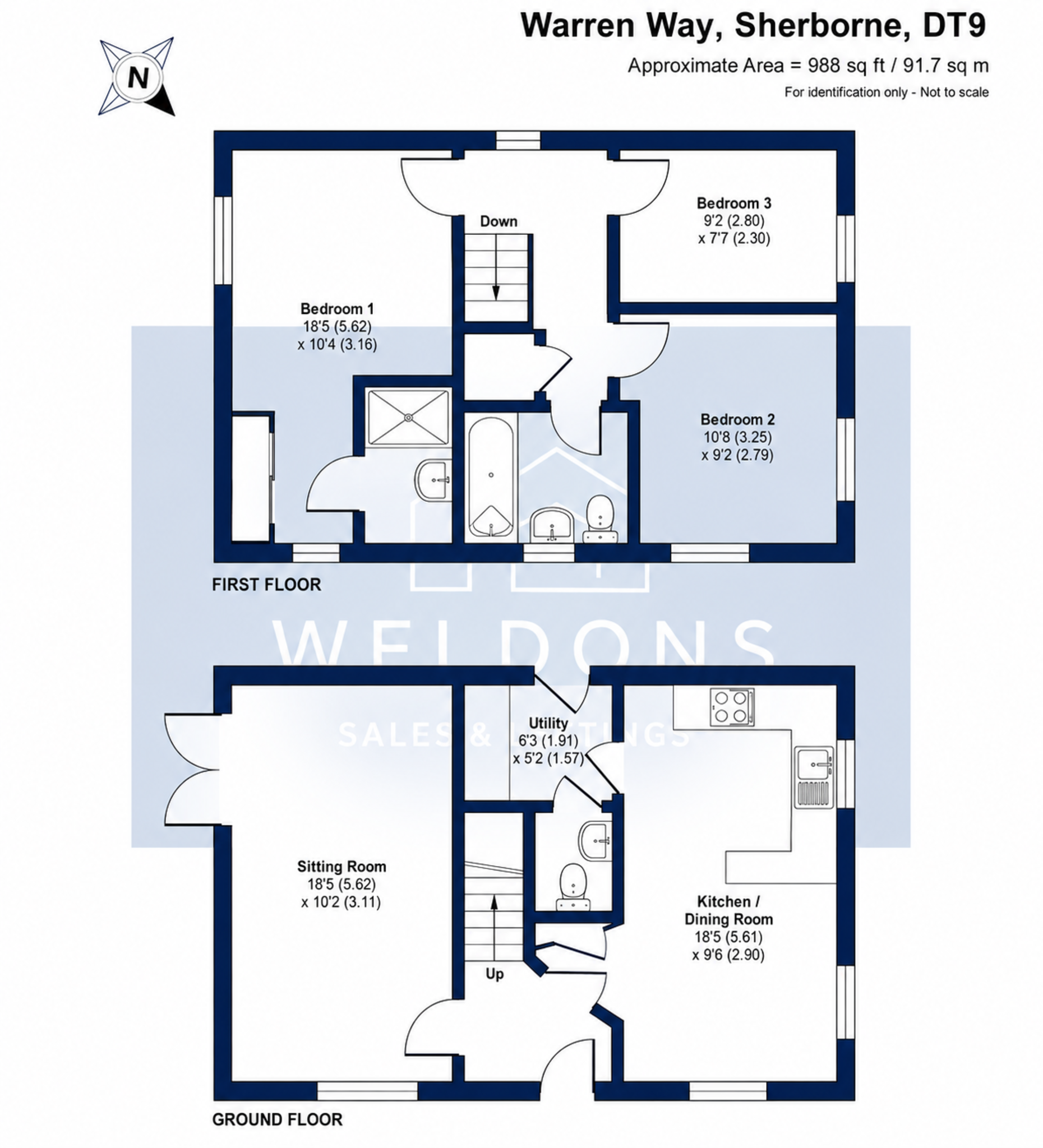 14 Warren Way, SHERBORNE floorplan