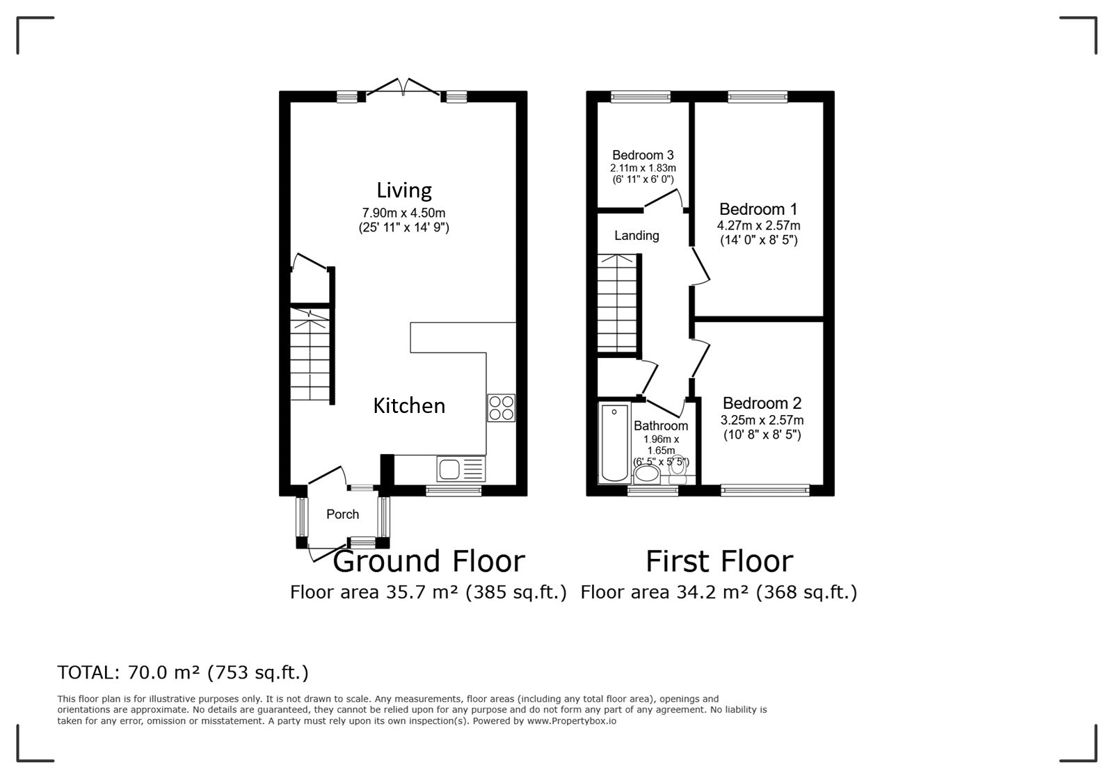 25, Granville Road, Isle of Wight floorplan