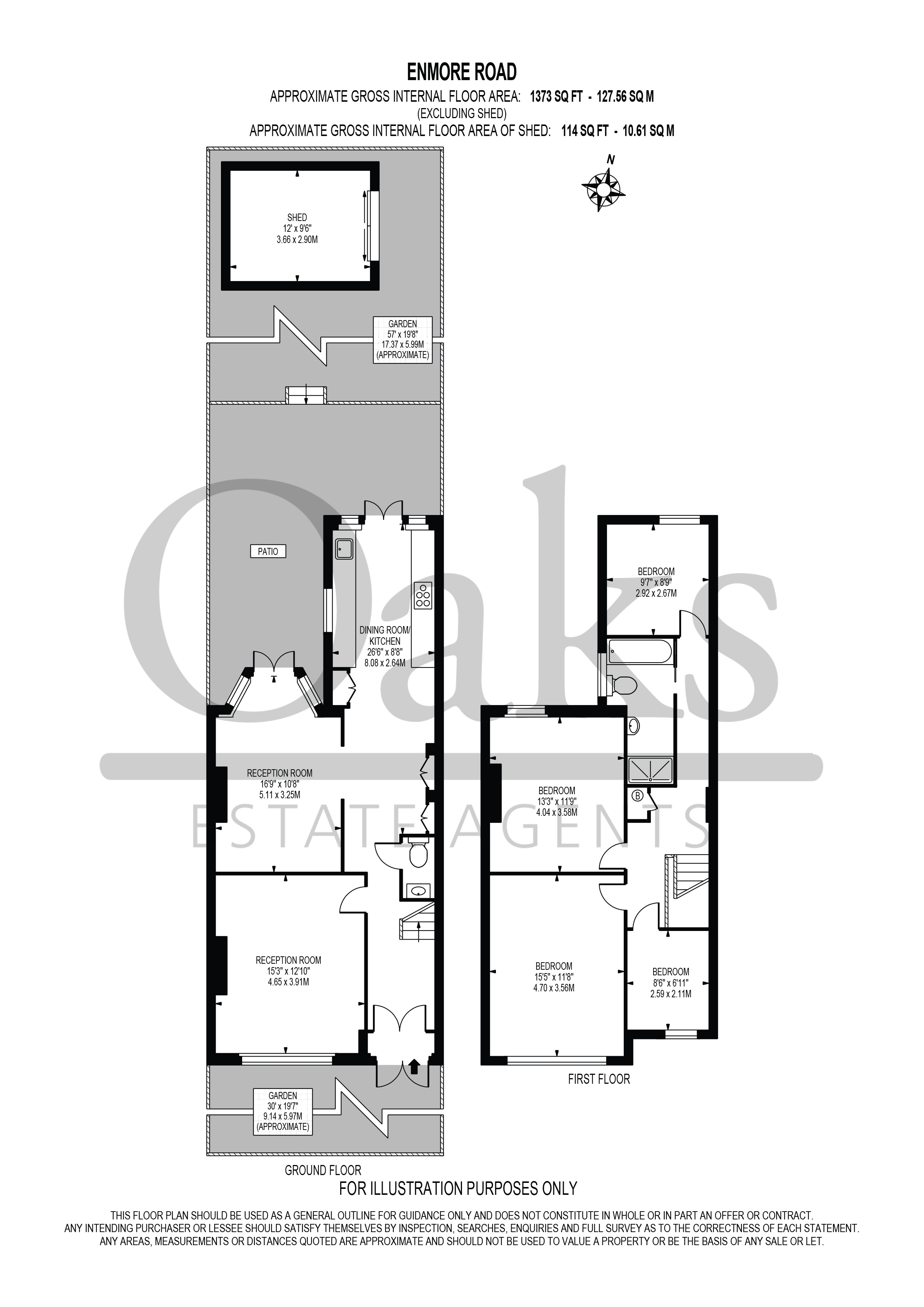 Enmore Road, London floorplan