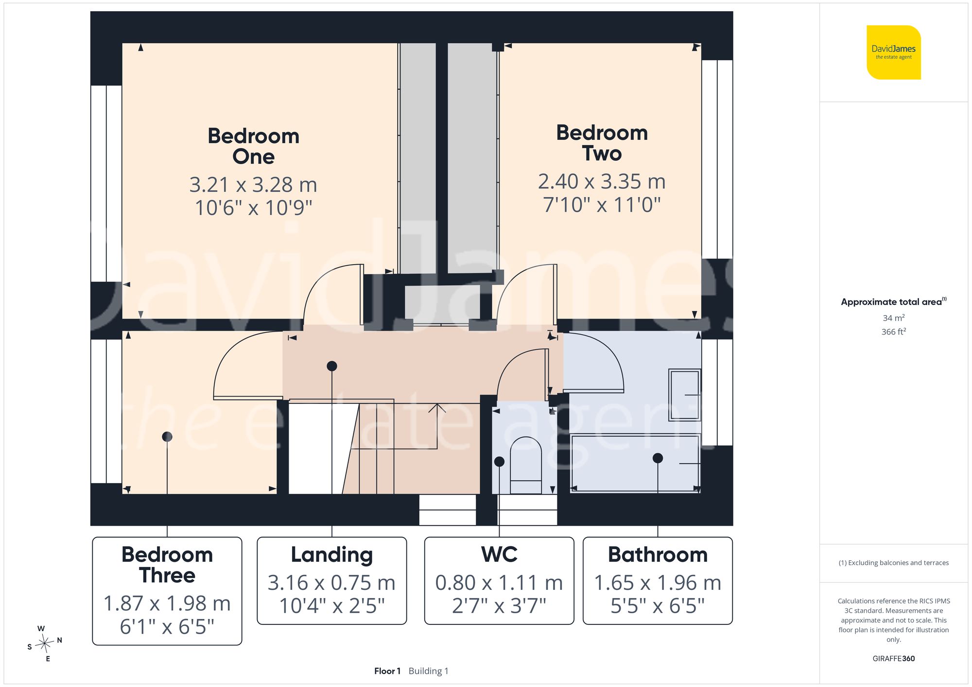 1c Church Close, Nottingham floorplan