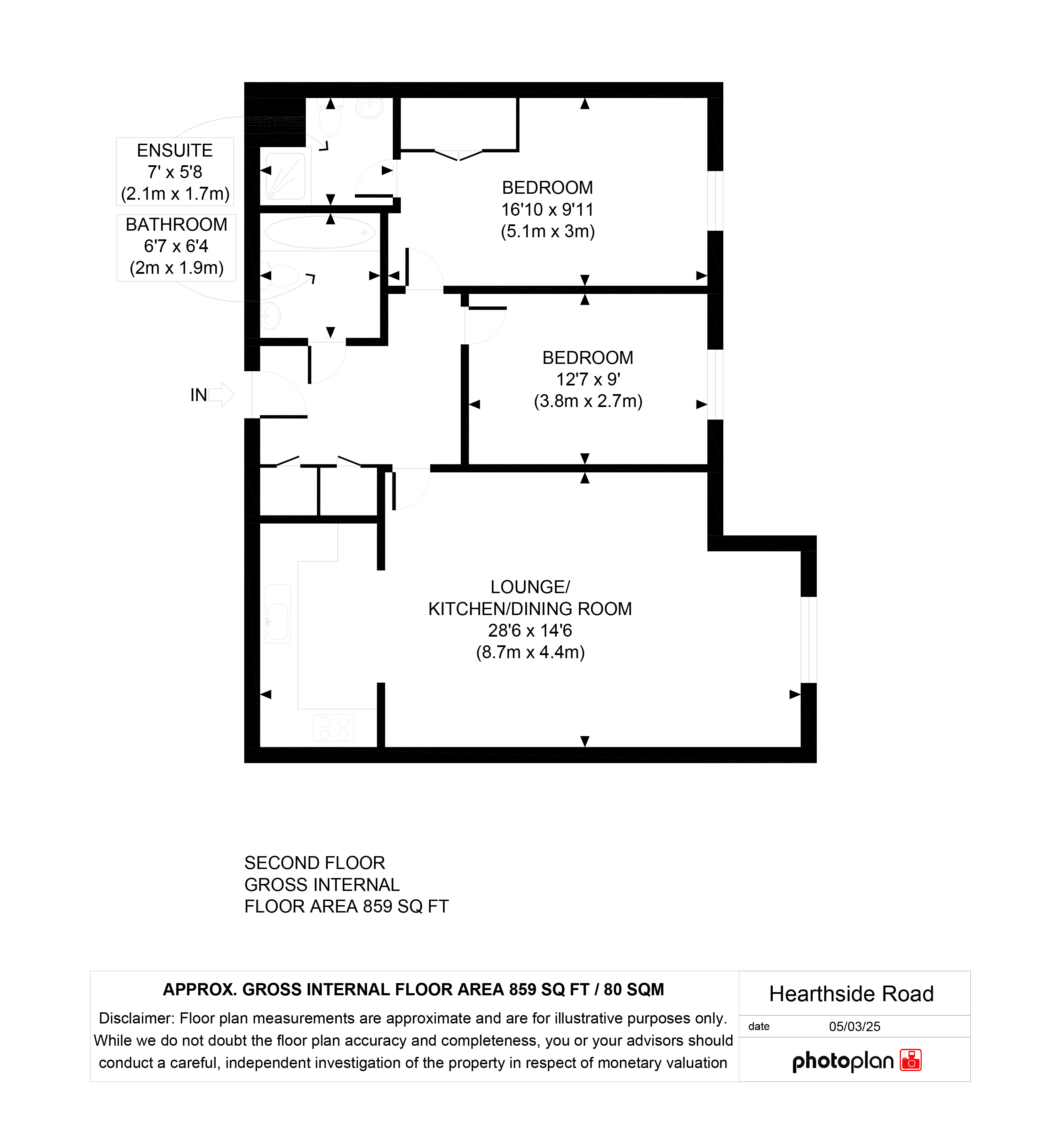 31, Abingdon Court, Surrey, Woking floorplan