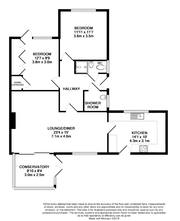 2 Bedrooms Bungalow for sale in Lodge Close, Aldershot GU11