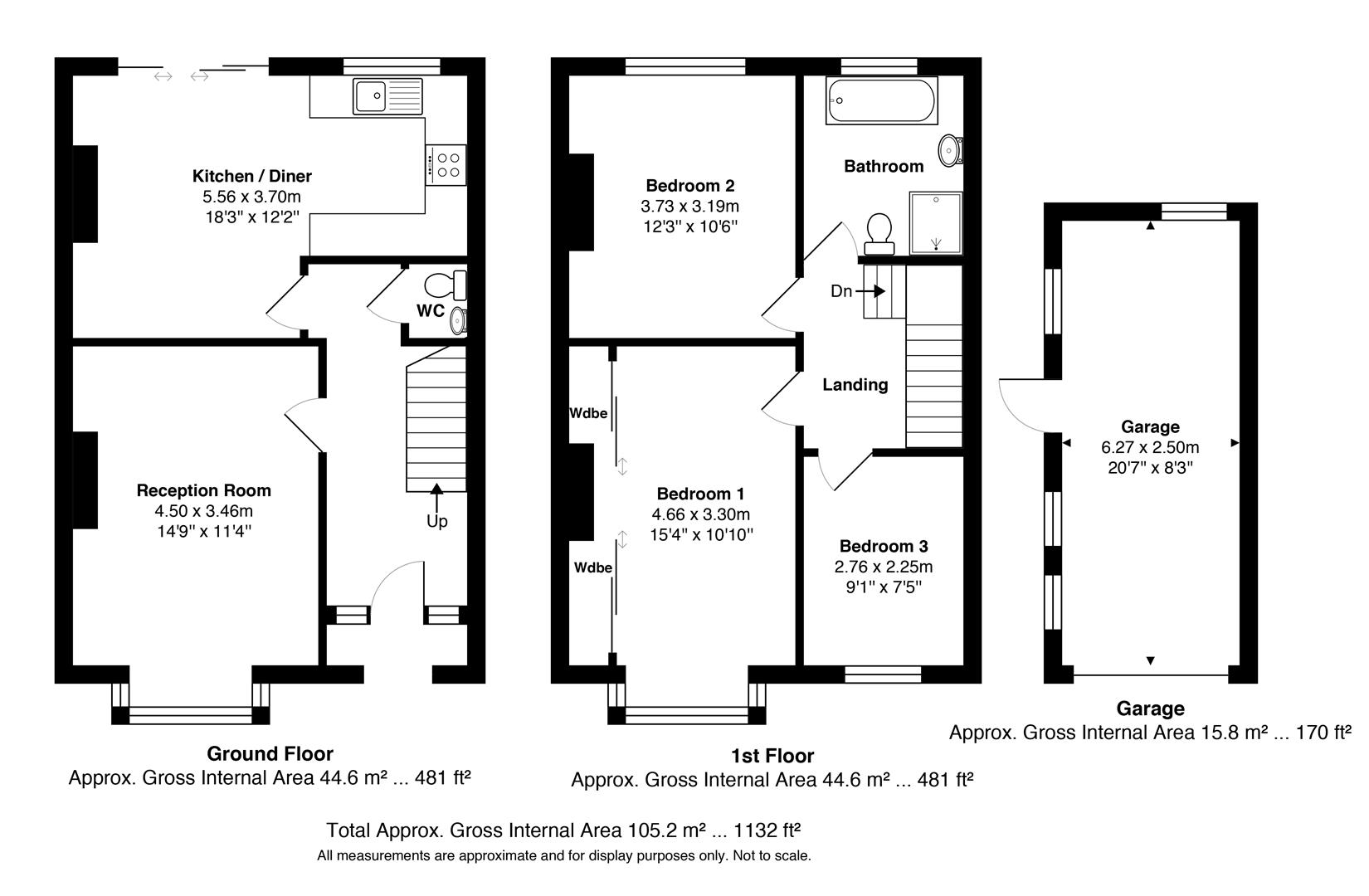 3 Bedrooms Detached house for sale in Wendy Crescent, Guildford GU2