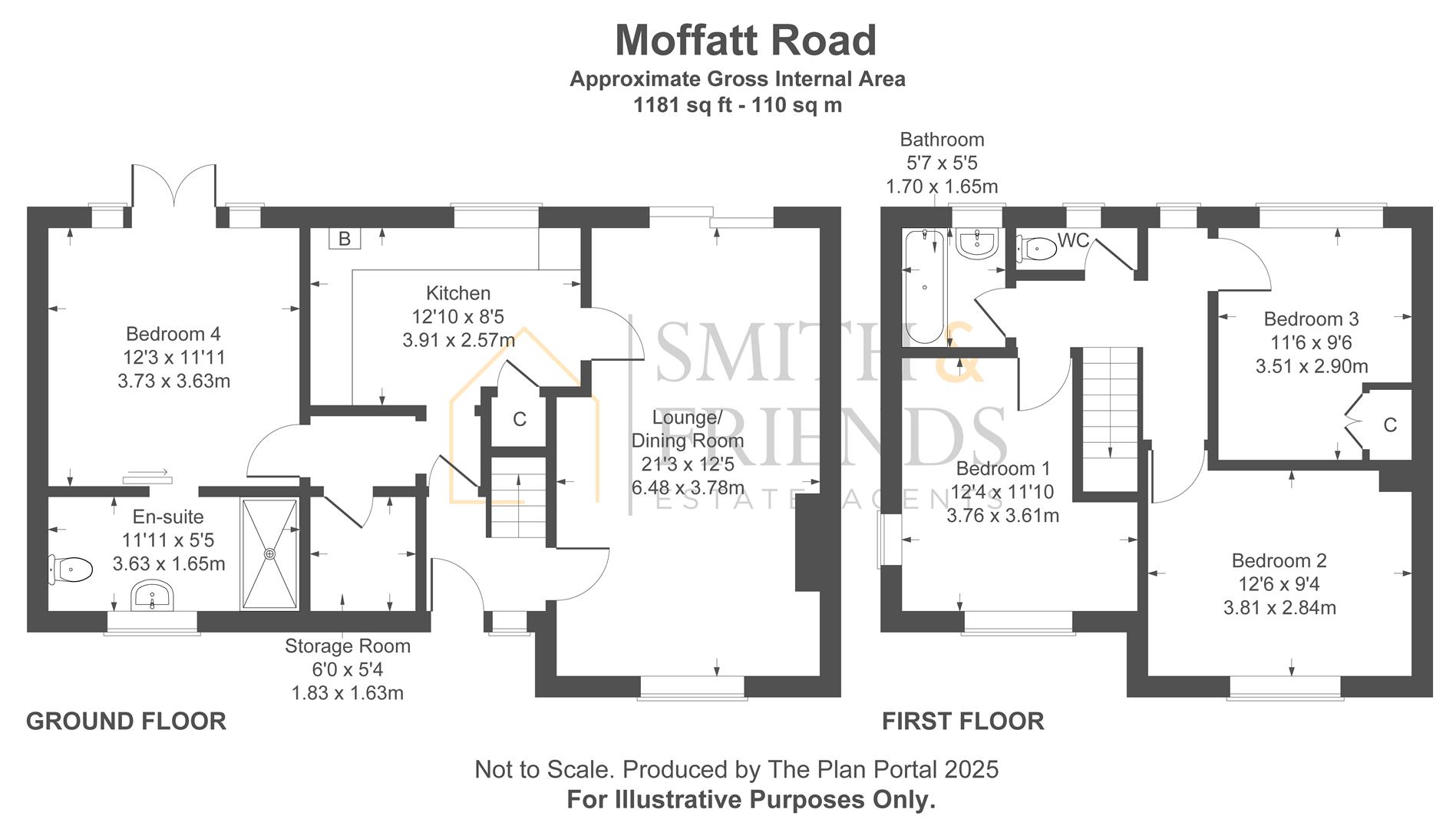 77, Moffatt Road, Hartlepool floorplan