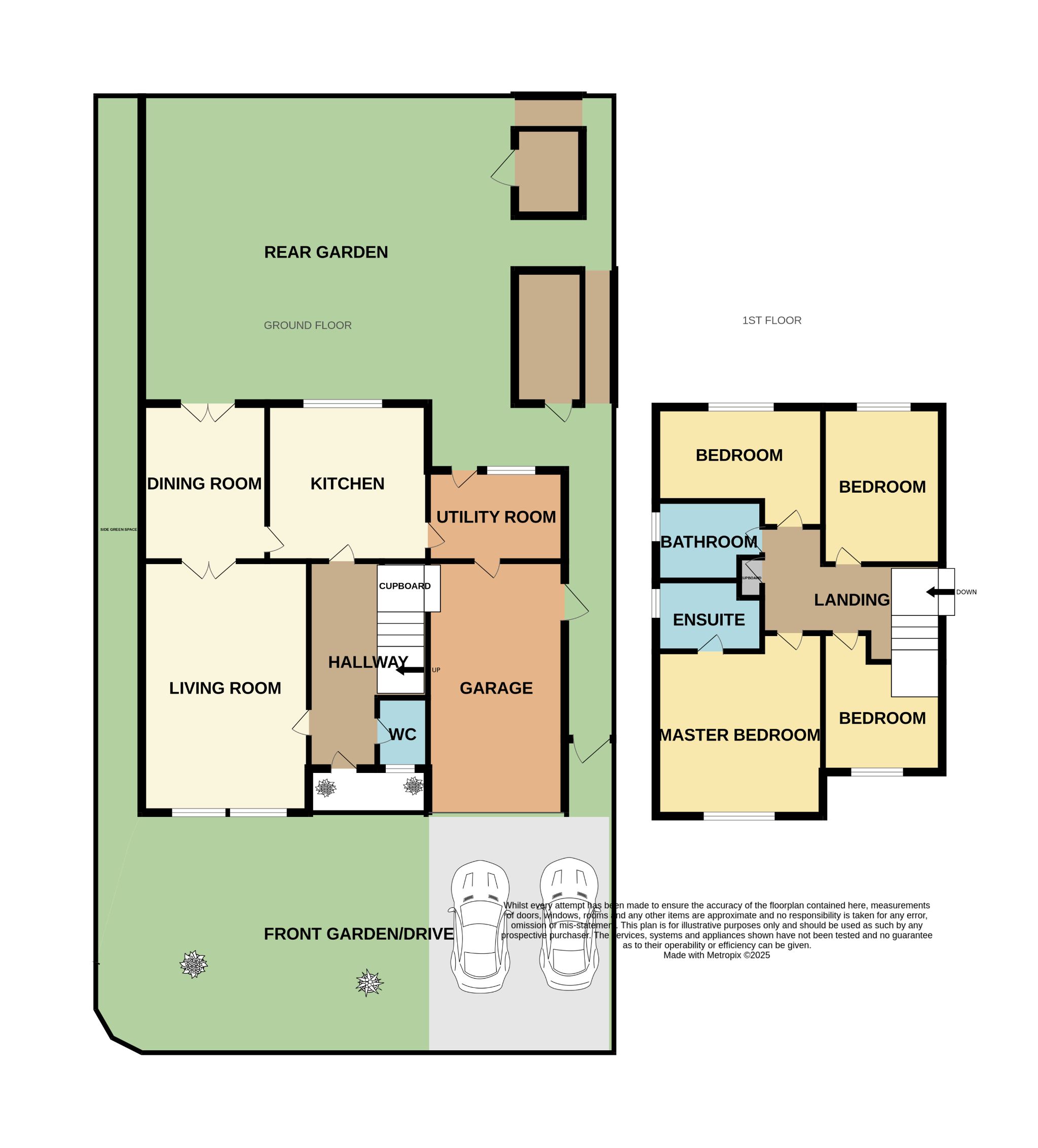 6 Burghley Walk, Shipley floorplan