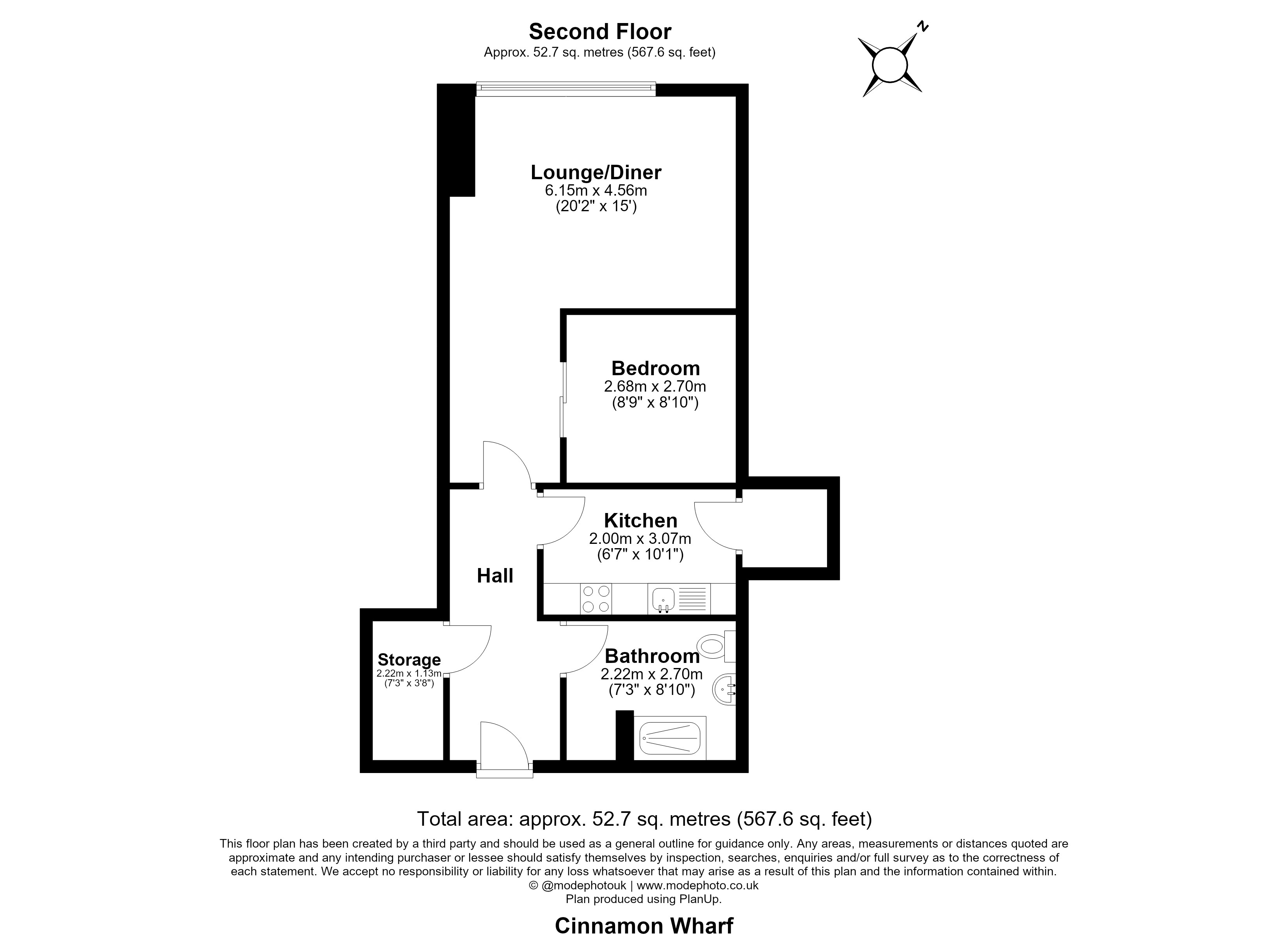 209,, Cinnamon Wharf, London floorplan