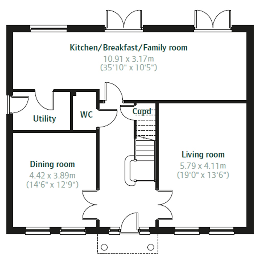 4 Bedrooms Detached house for sale in 