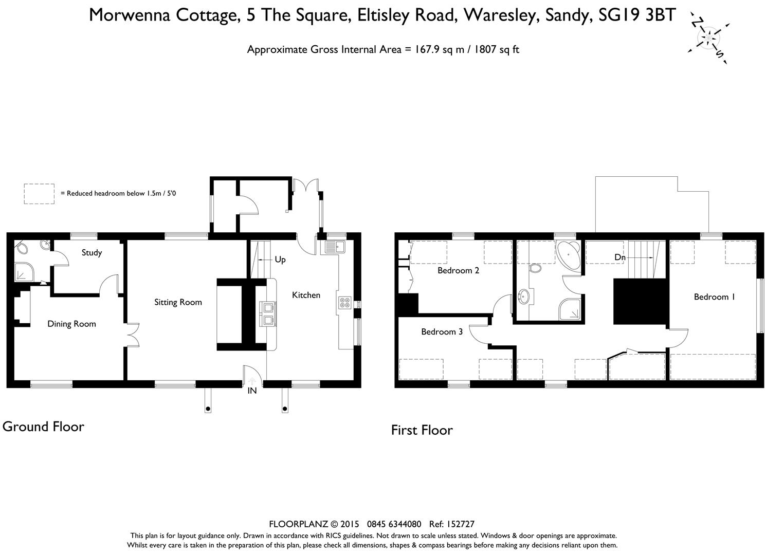 3 Bedrooms Semi-detached house for sale in The Square, Eltisley Road, Waresley, Sandy SG19