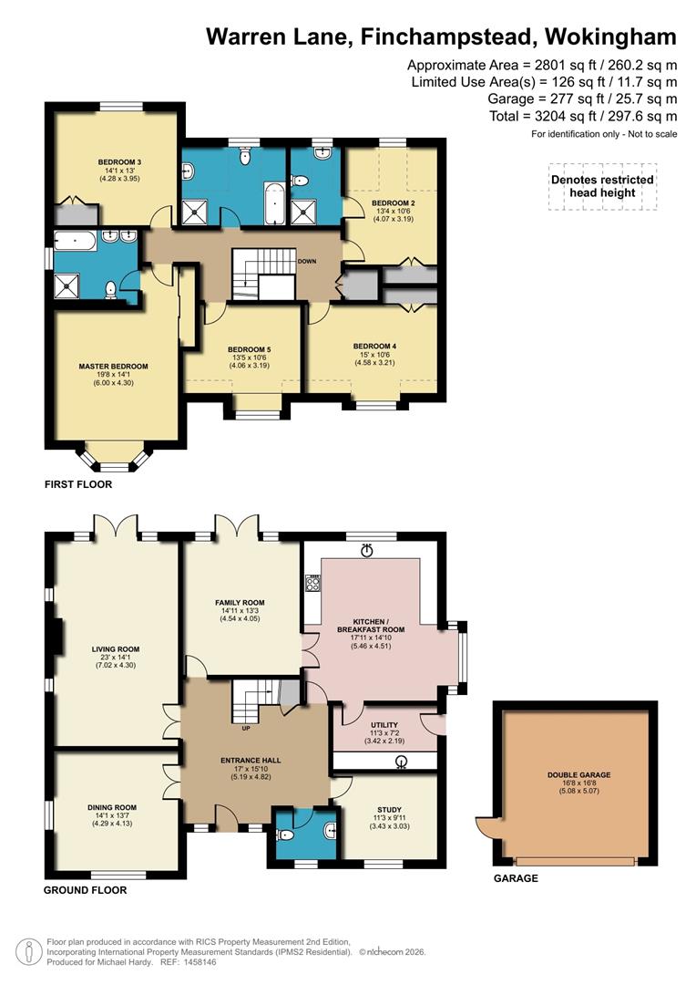 Ashdown House, Warren Lane, Finchampstead floorplan