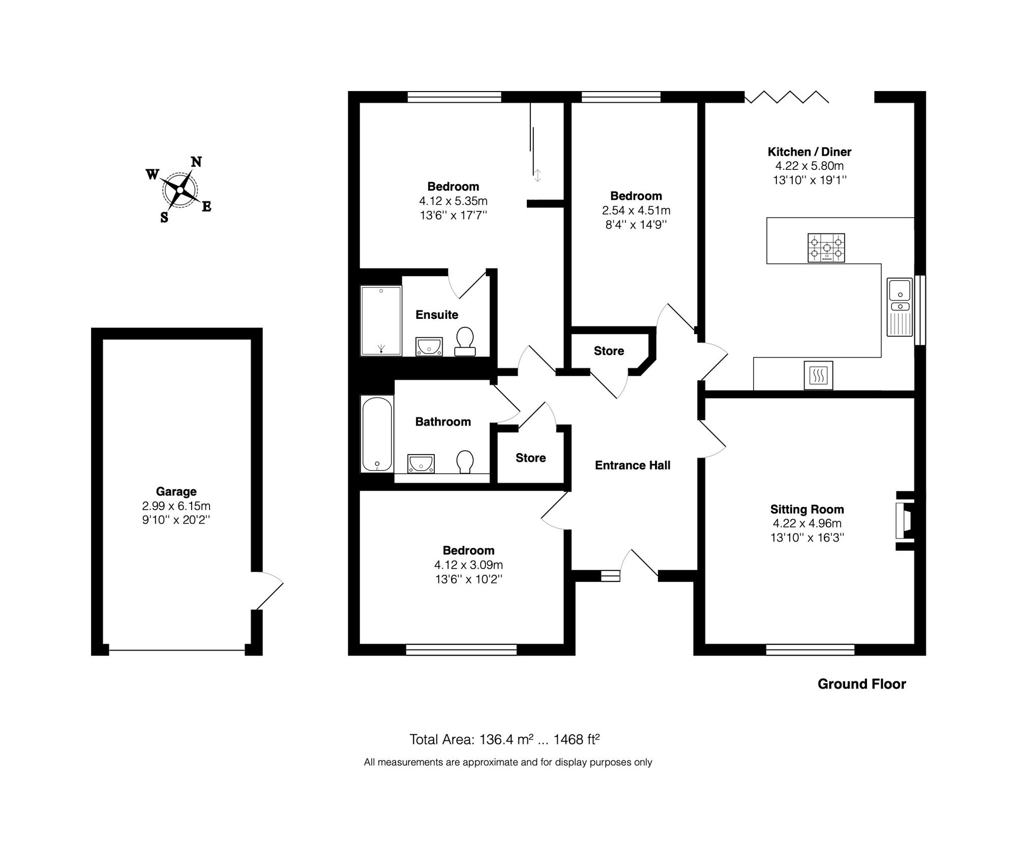 2 Damson View, Pershore floorplan