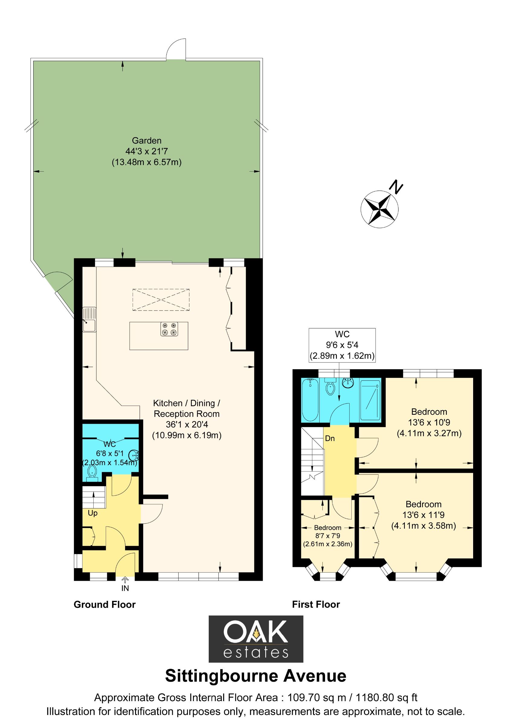 50 Sittingbourne Avenue, Enfield floorplan