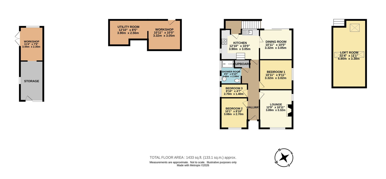 124, Merafield Road, Plymouth floorplan