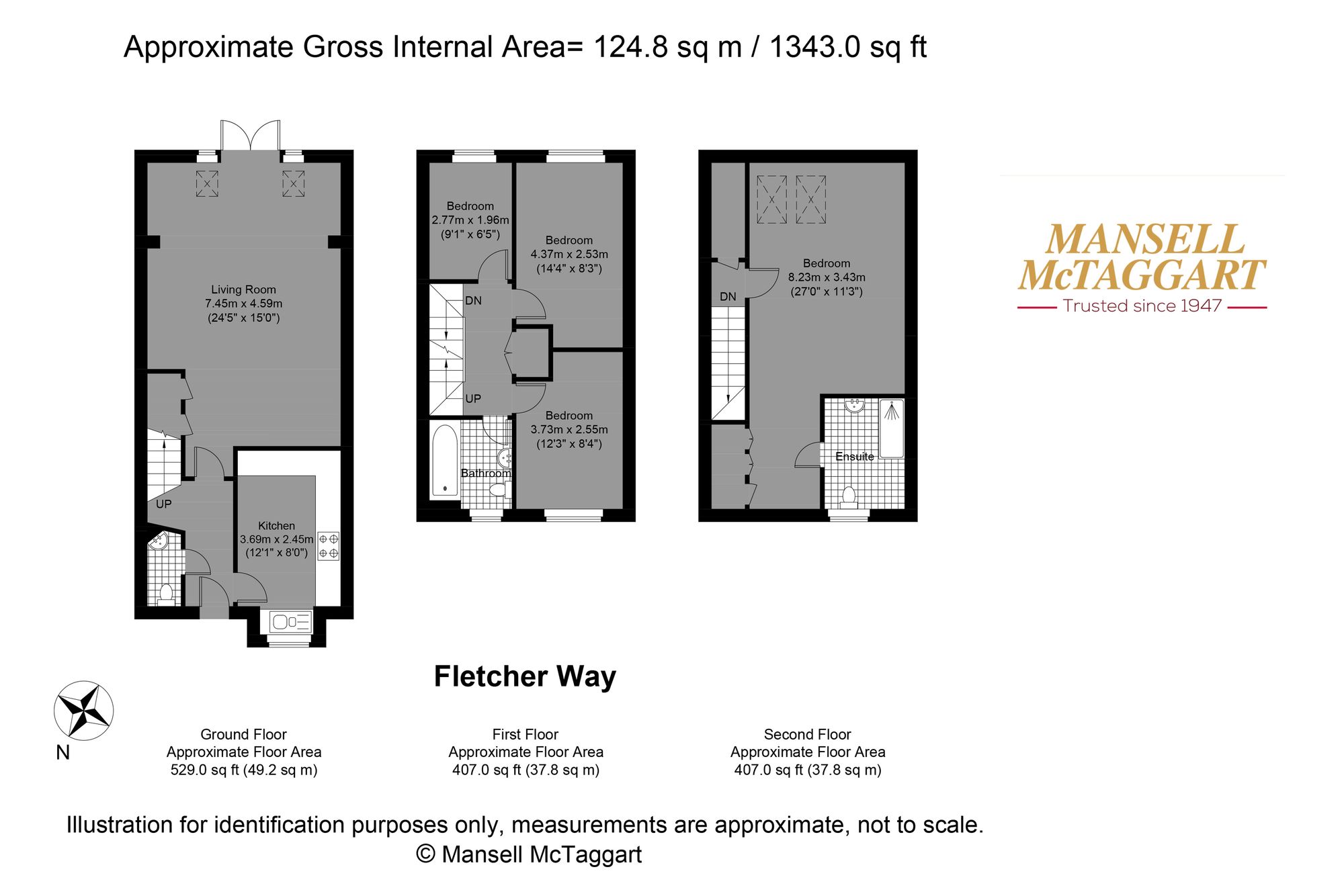 49 Fletcher Way, Henfield floorplan